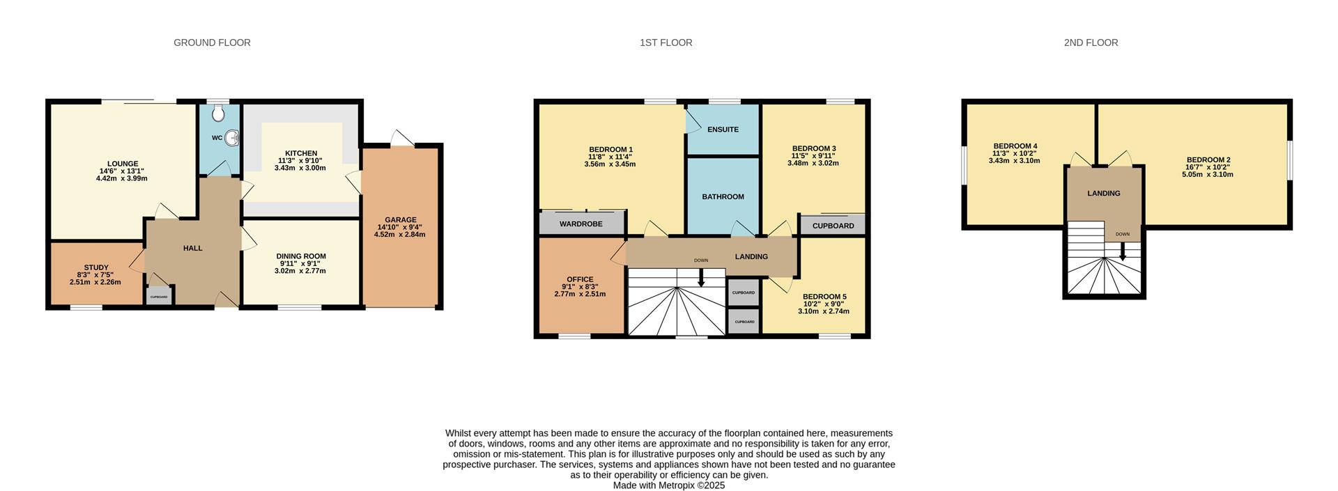 2, Castle Rise, Uckfield floorplan