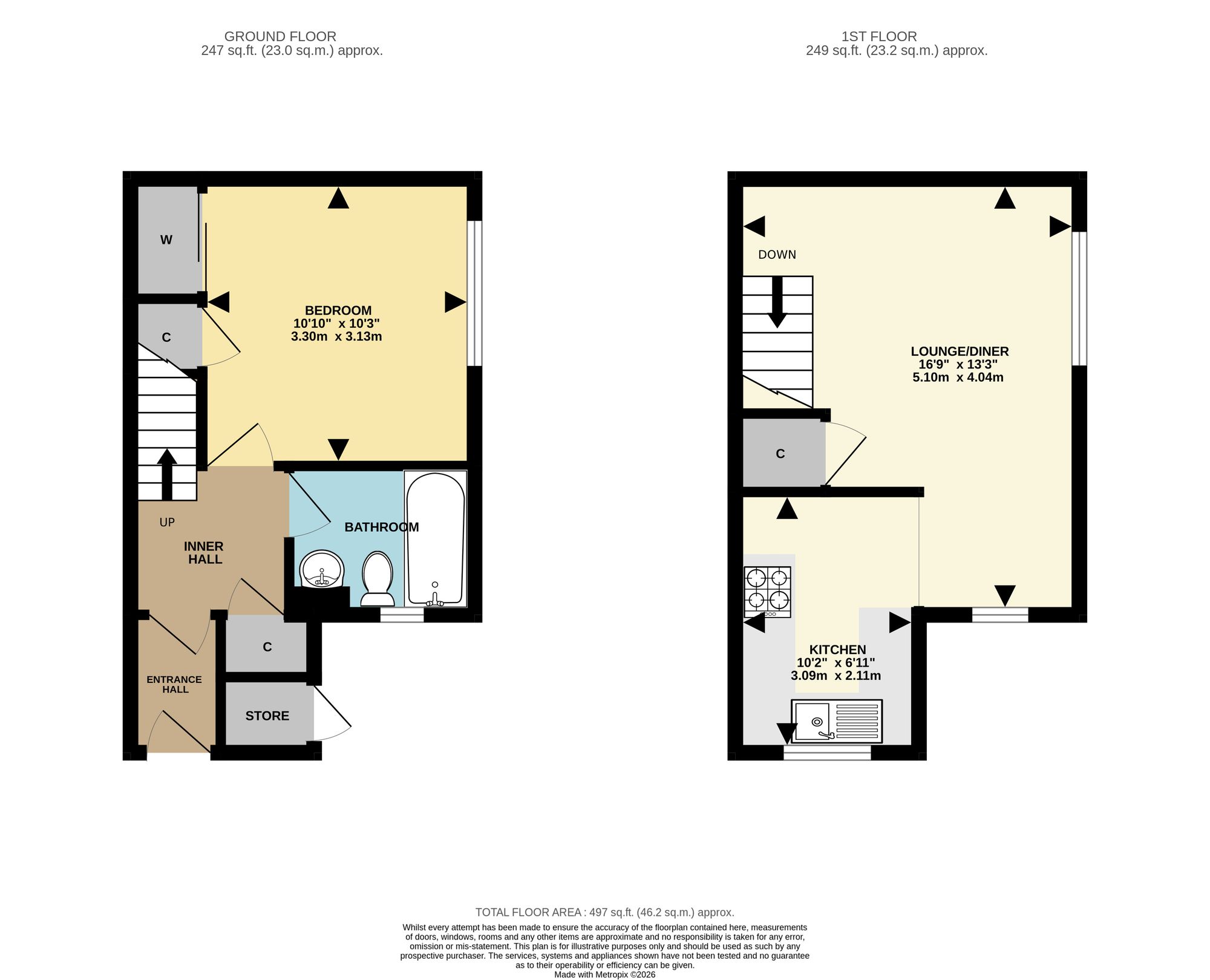 61 Fallowfield, Sittingbourne floorplan