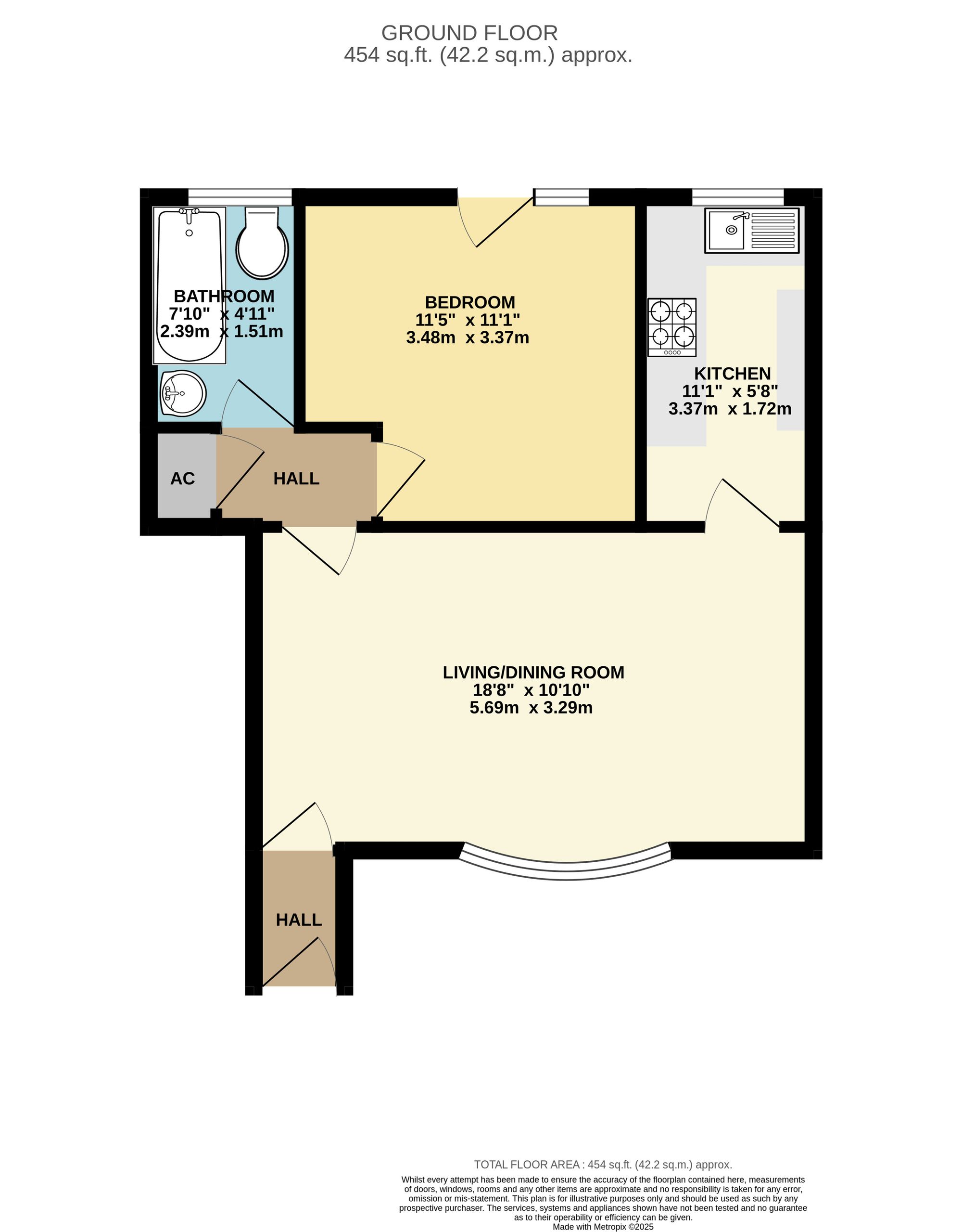18 Langham Gardens, Taunton floorplan