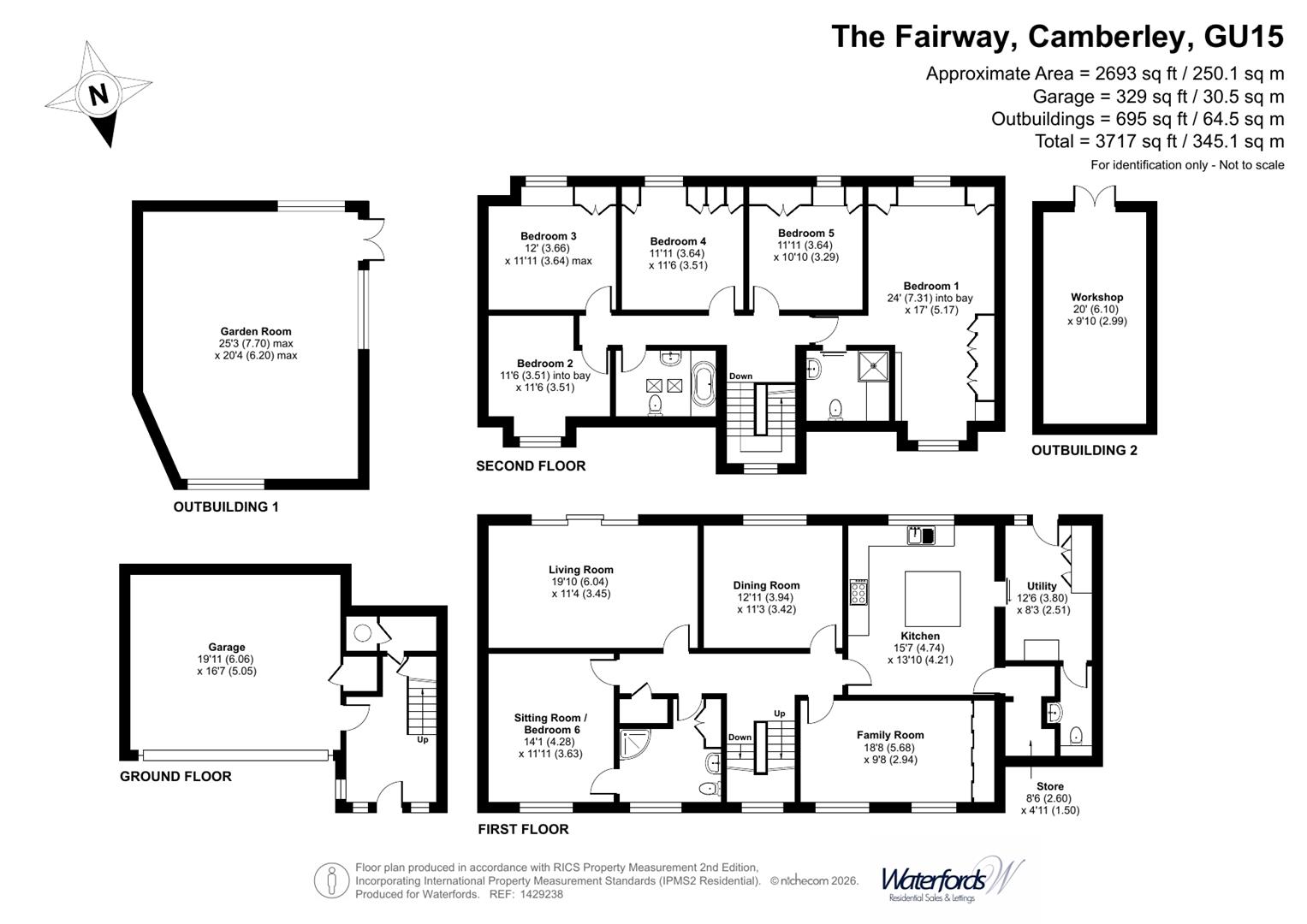 5, The Fairway, Camberley floorplan