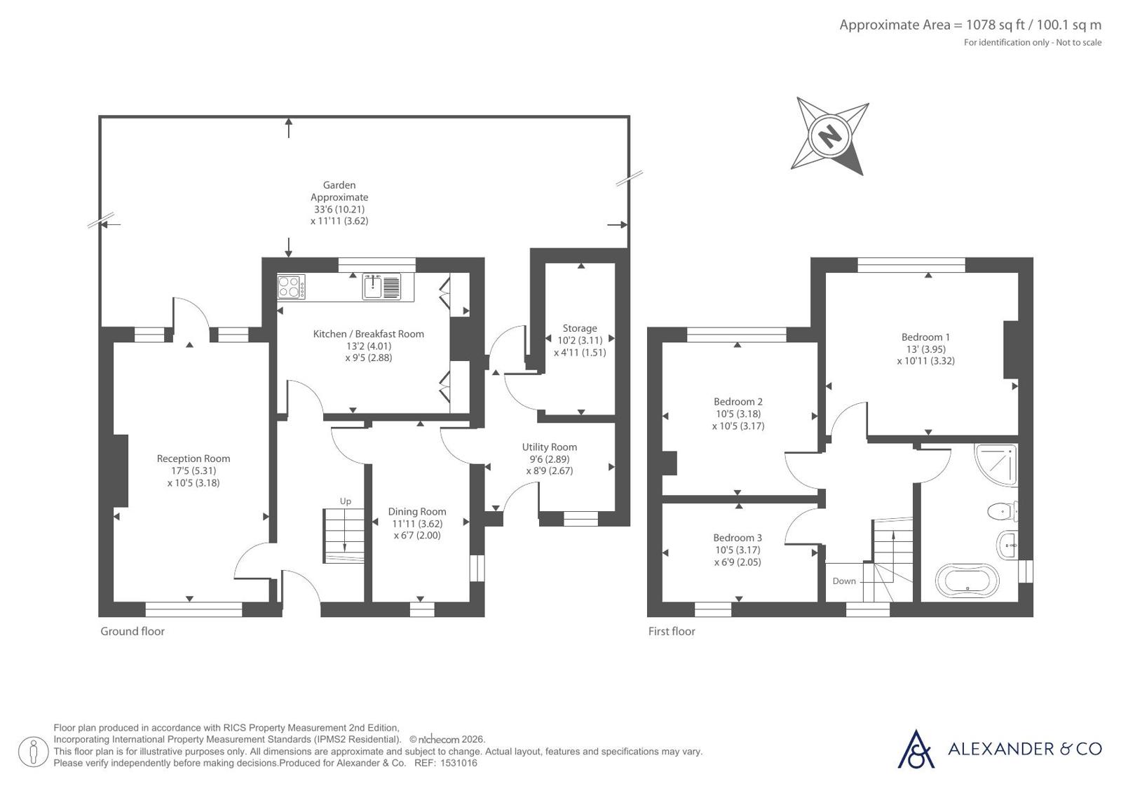 3, Drovers Way, Bedfordshire floorplan