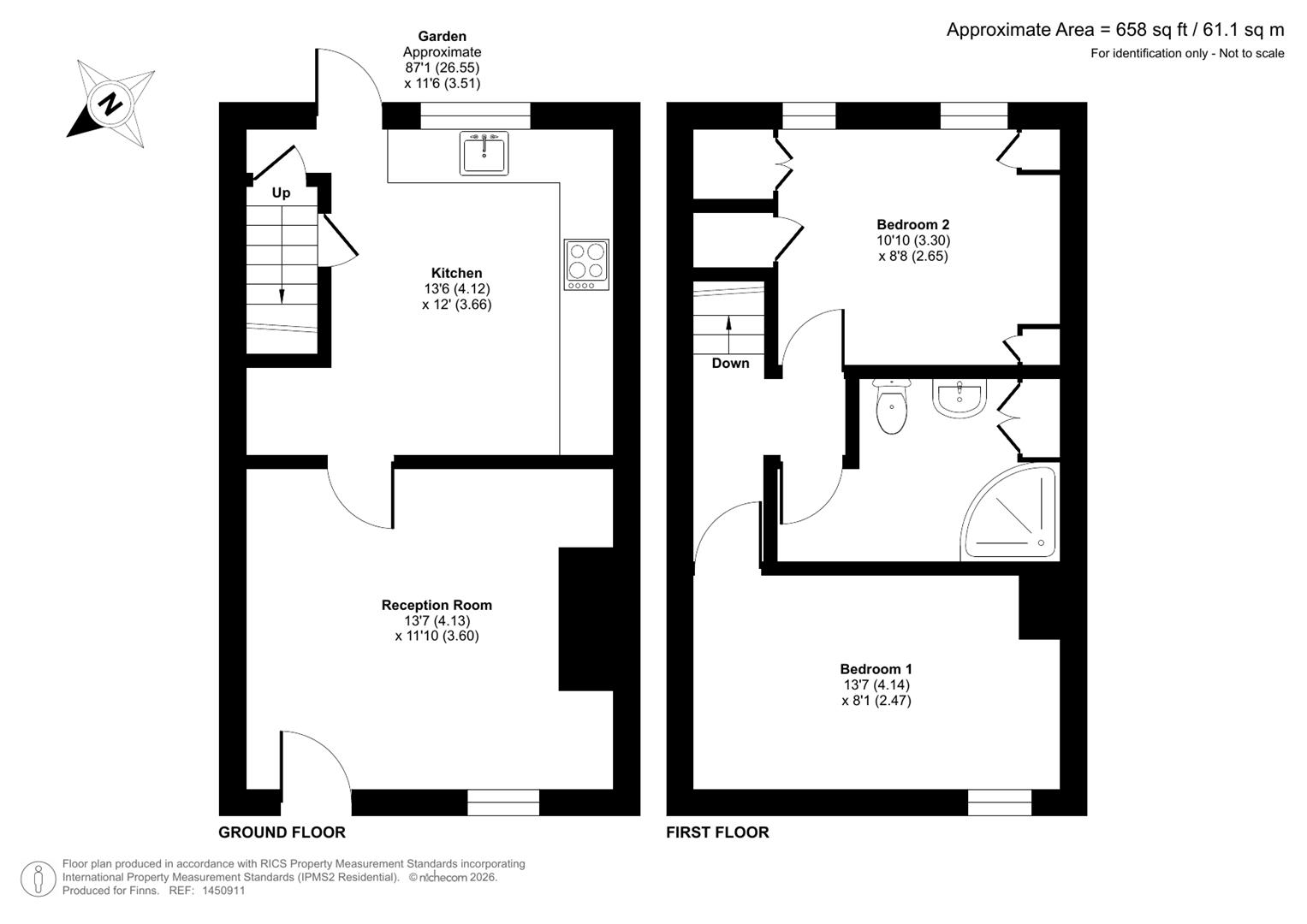View Cottage, The Street, Canterbury floorplan