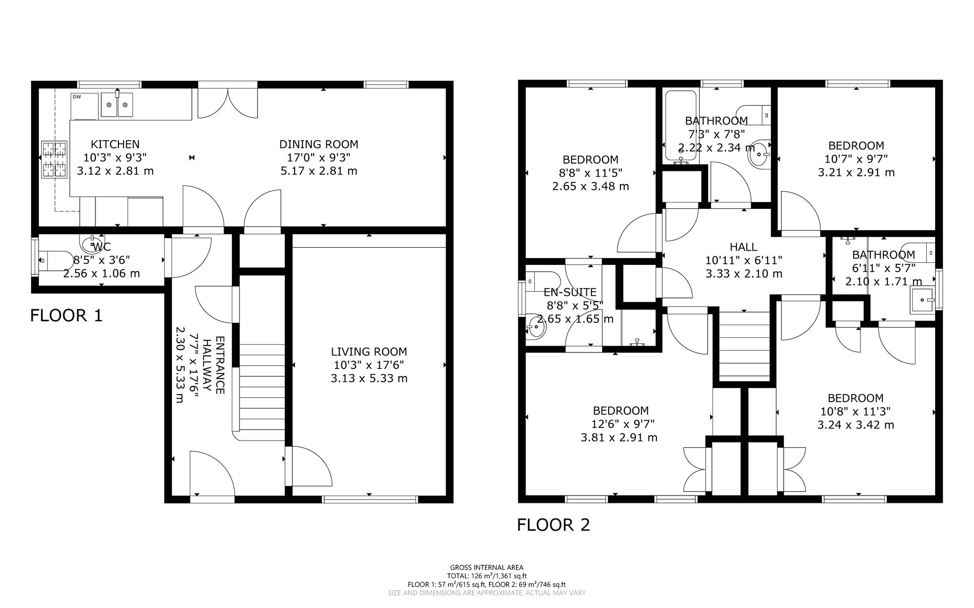 11 Brodie Place, East Calder floorplan