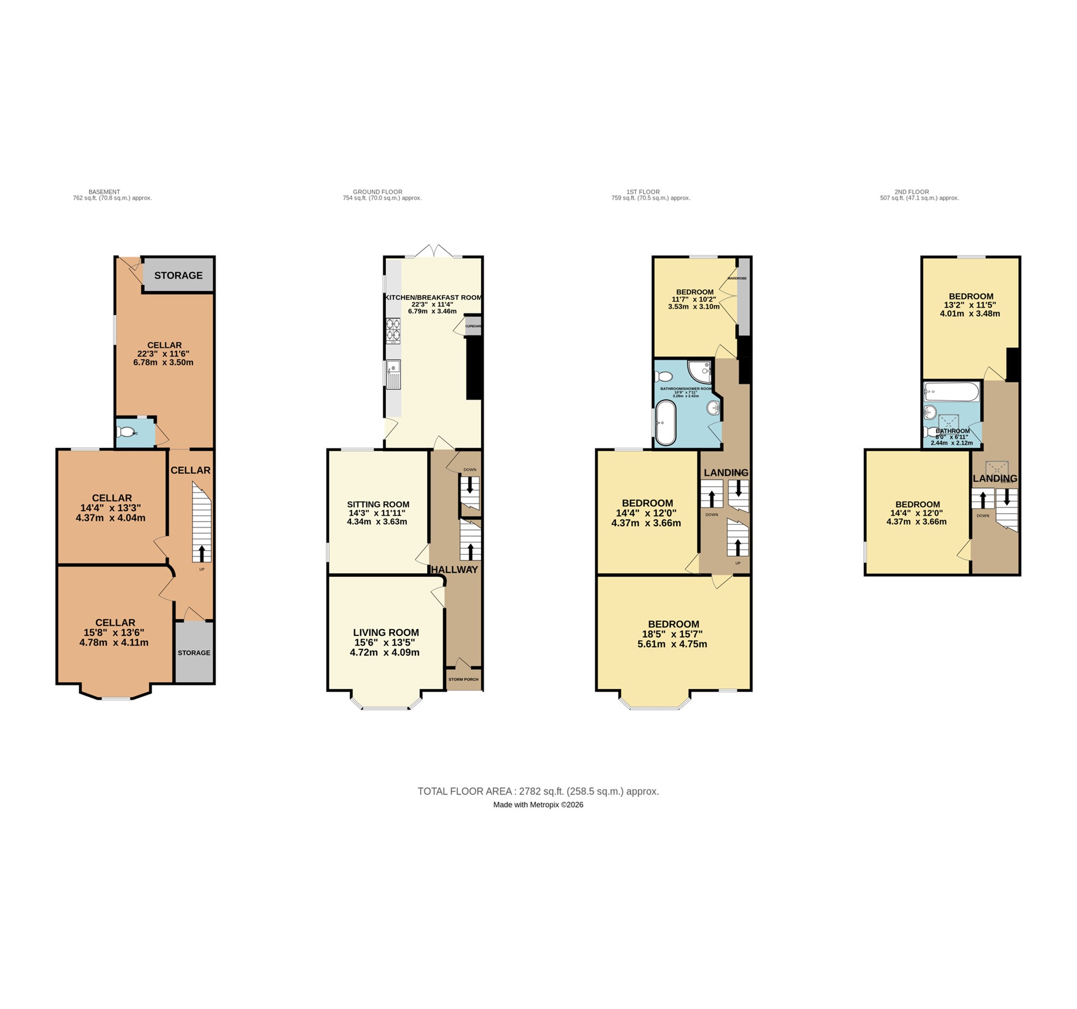 17, Brownsville Road, Stockport floorplan