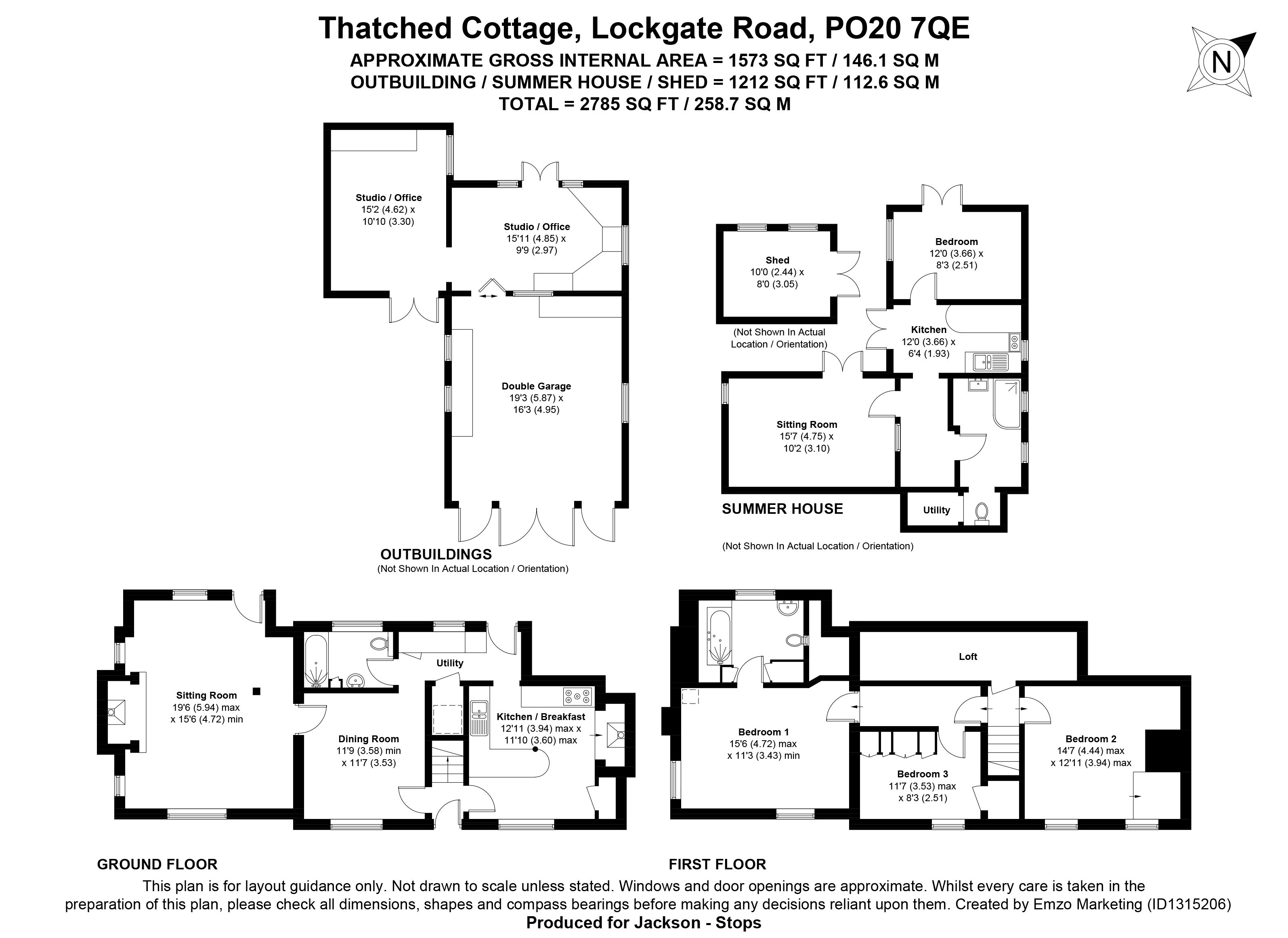 Thatched Cottage,, Lockgate Road, Chichester floorplan