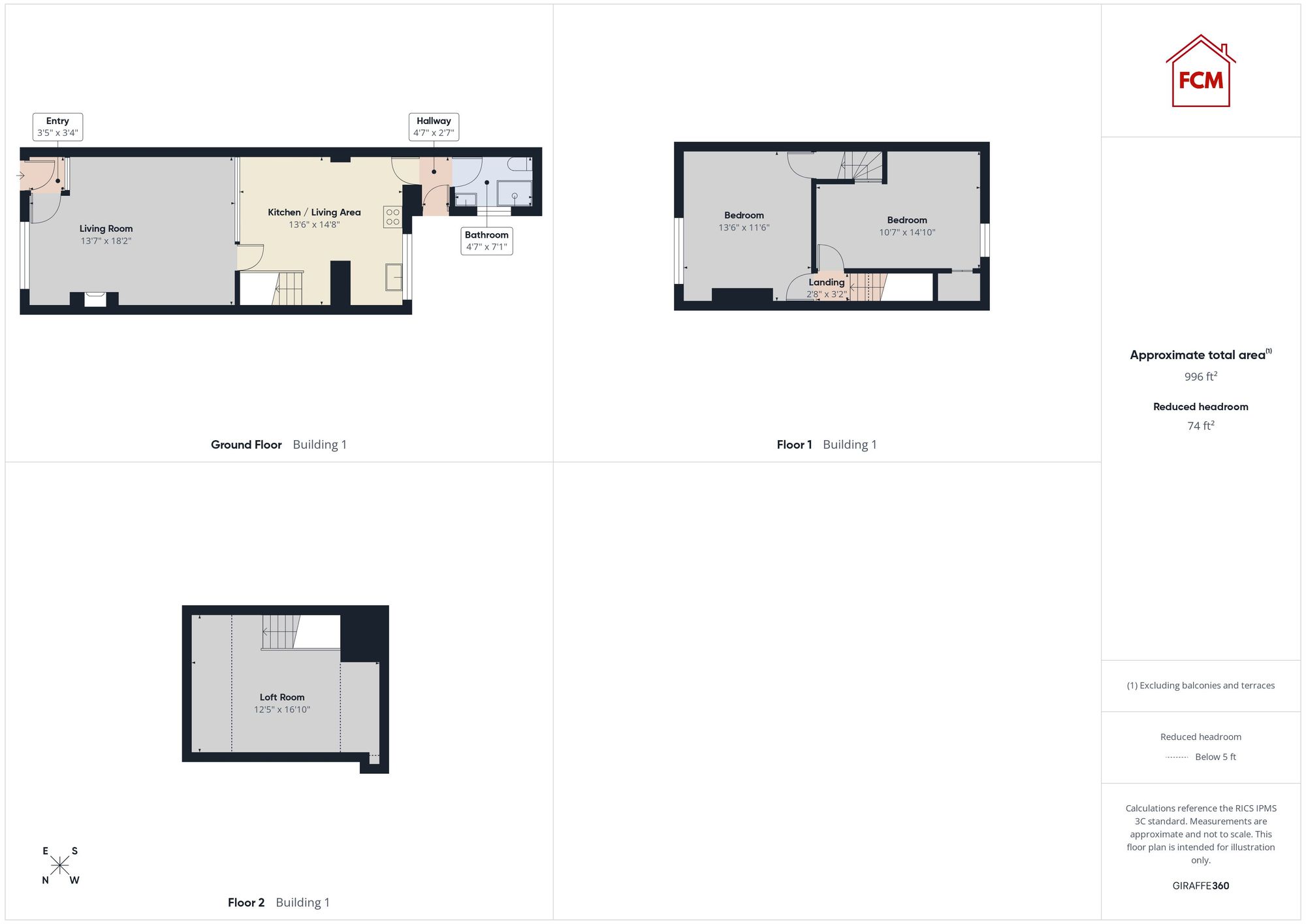 82 Grasslot, Maryport floorplan