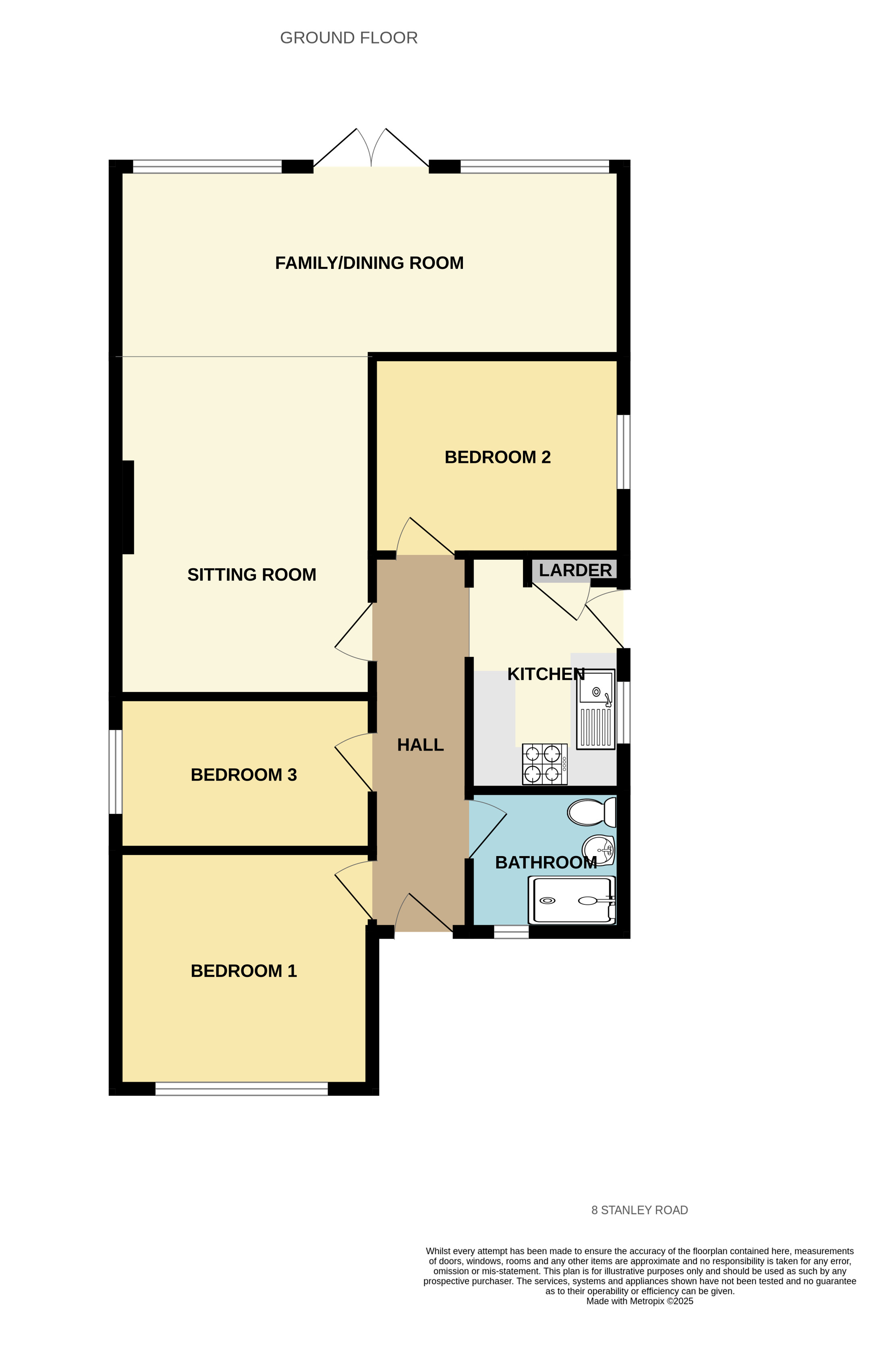 8, Stanley Road, Southampton floorplan