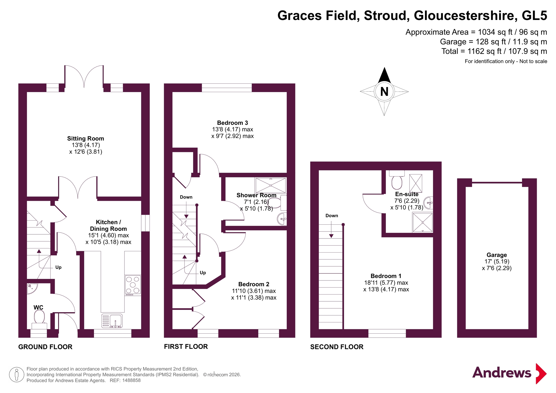 75, Graces Field, Gloucestershire floorplan
