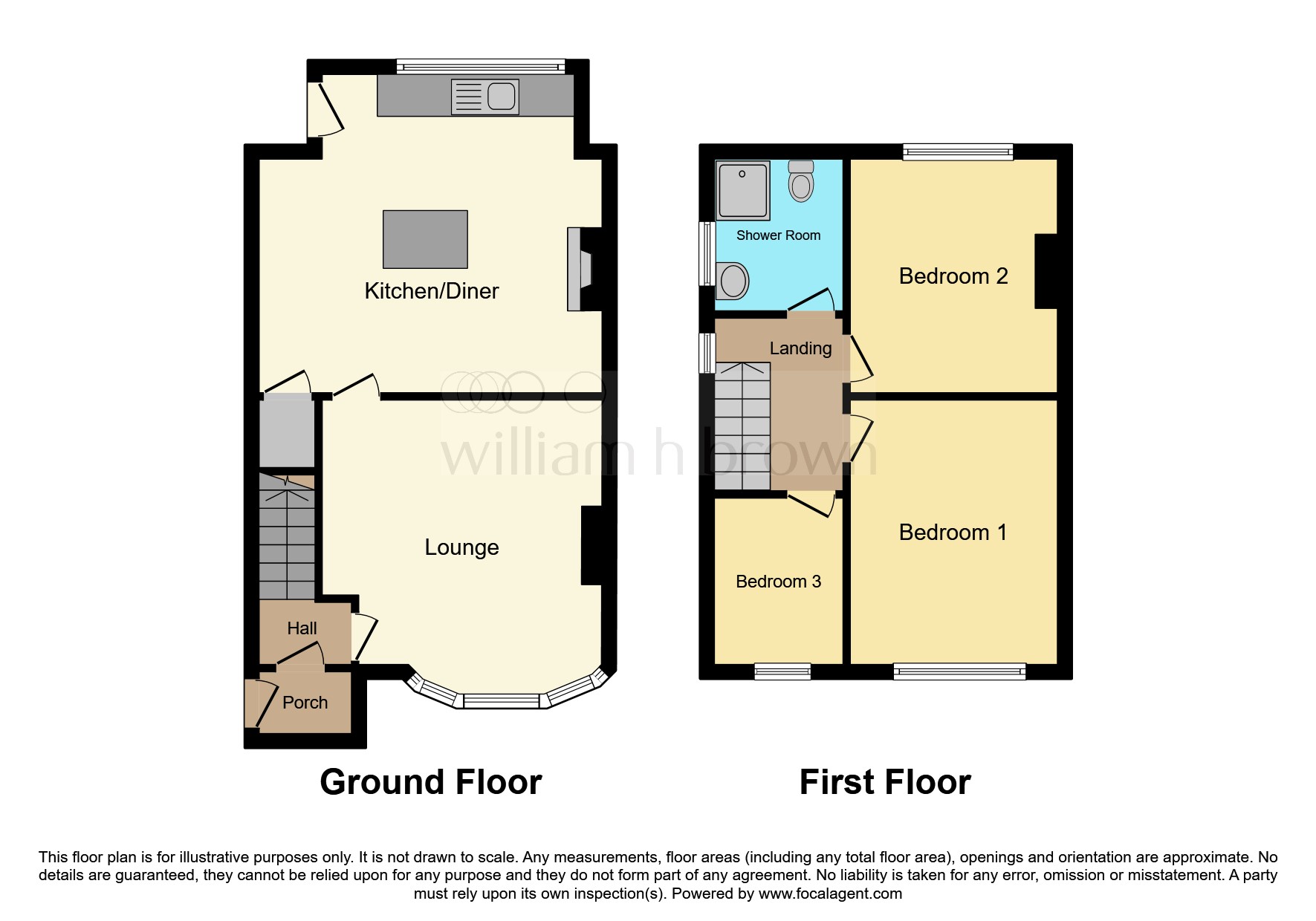 58, Skinner Street, Worksop floorplan