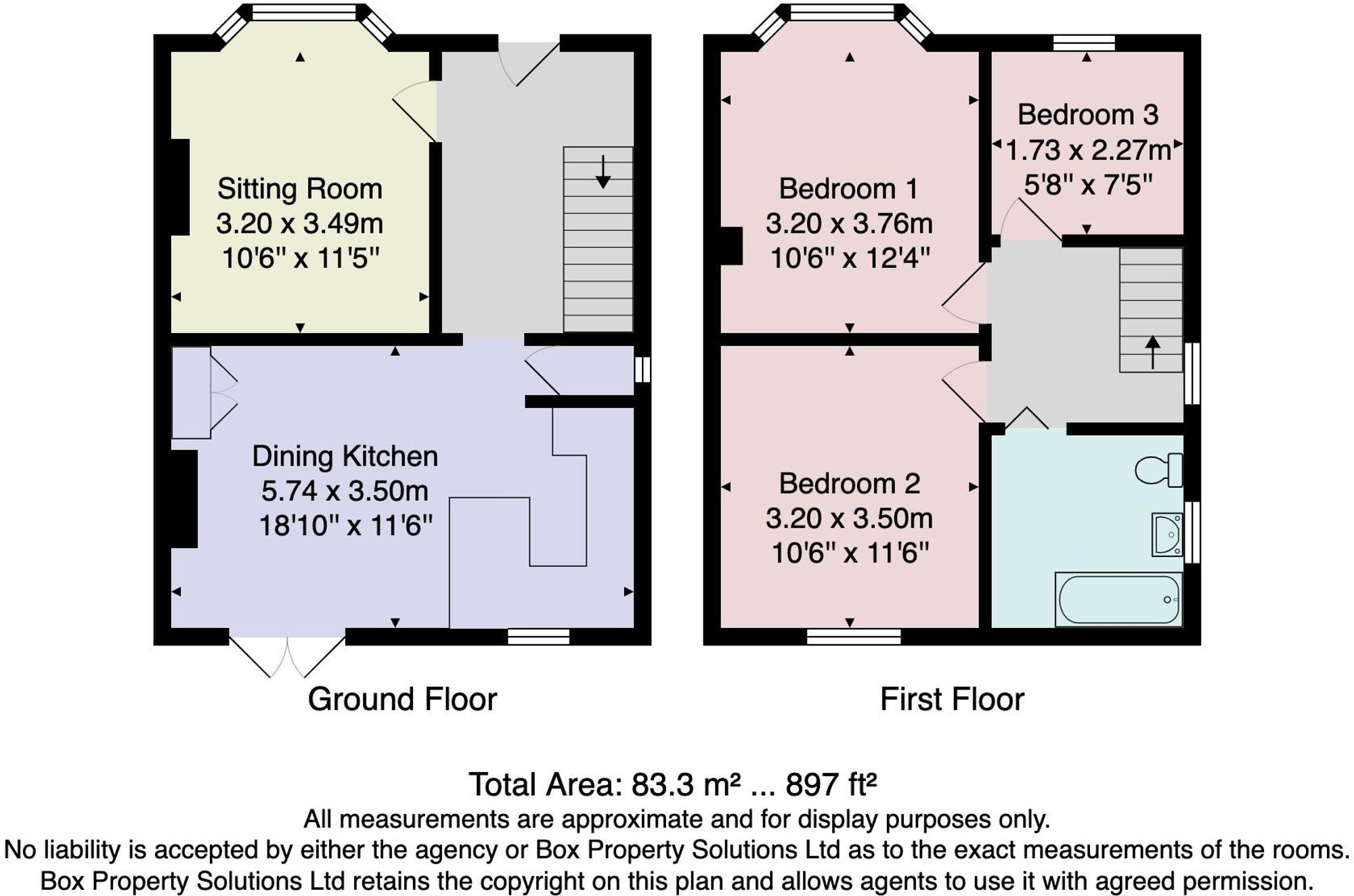 12 Harlow Park Road, Harrogate floorplan