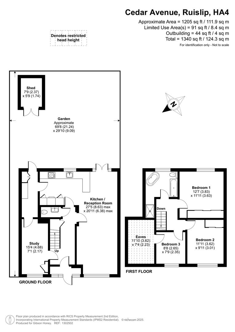 9, Cedar Avenue, Ruislip floorplan