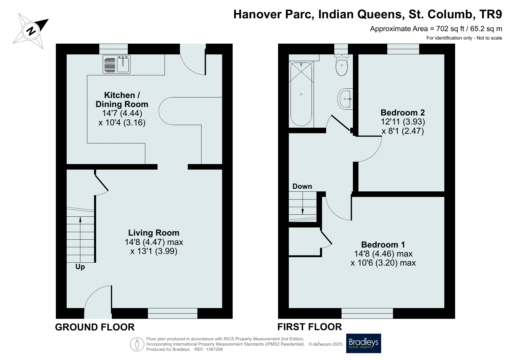 20, Hanover Parc, St. Columb floorplan
