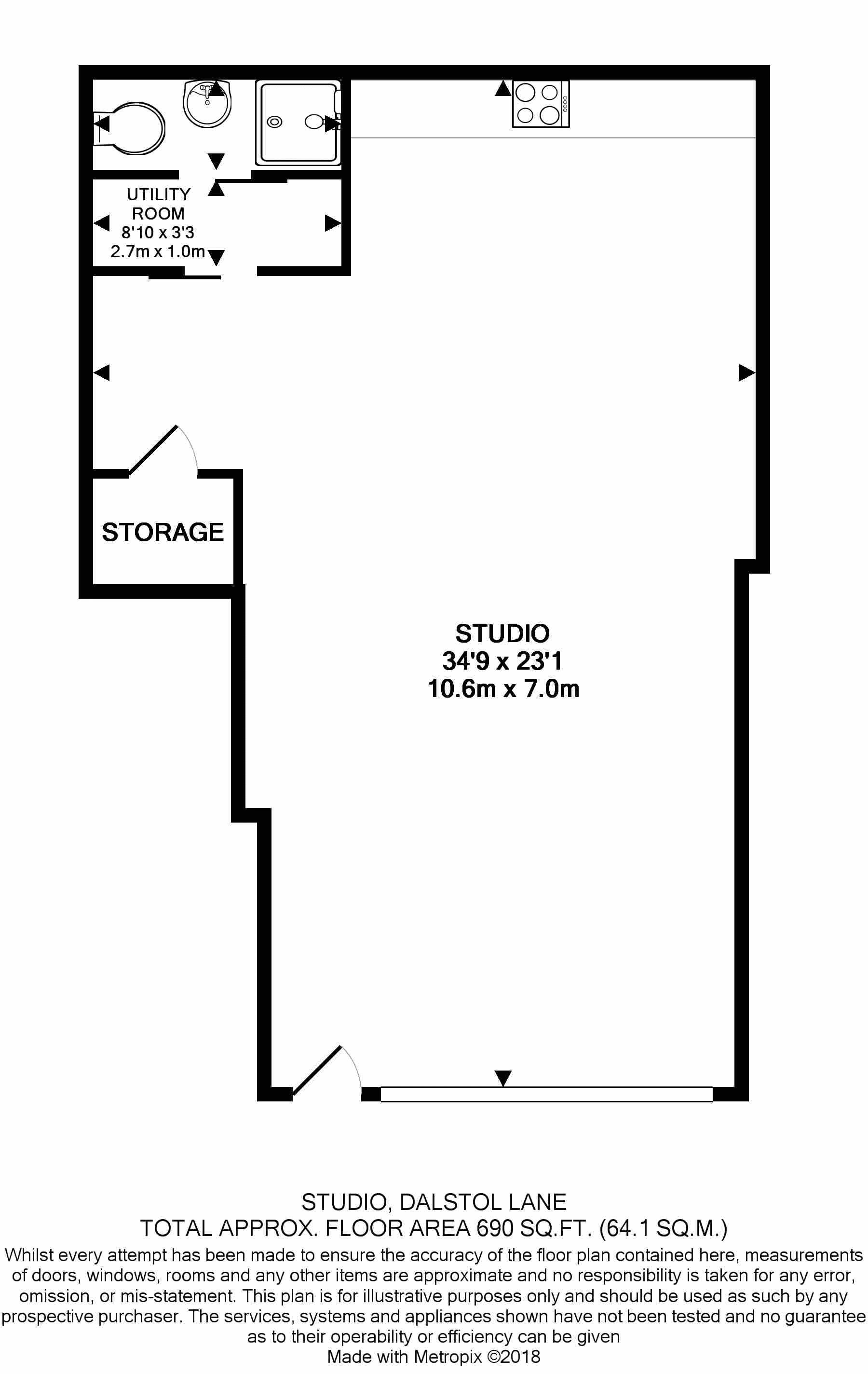 0 Bedrooms Studio to rent in Dalston Lane, London E8