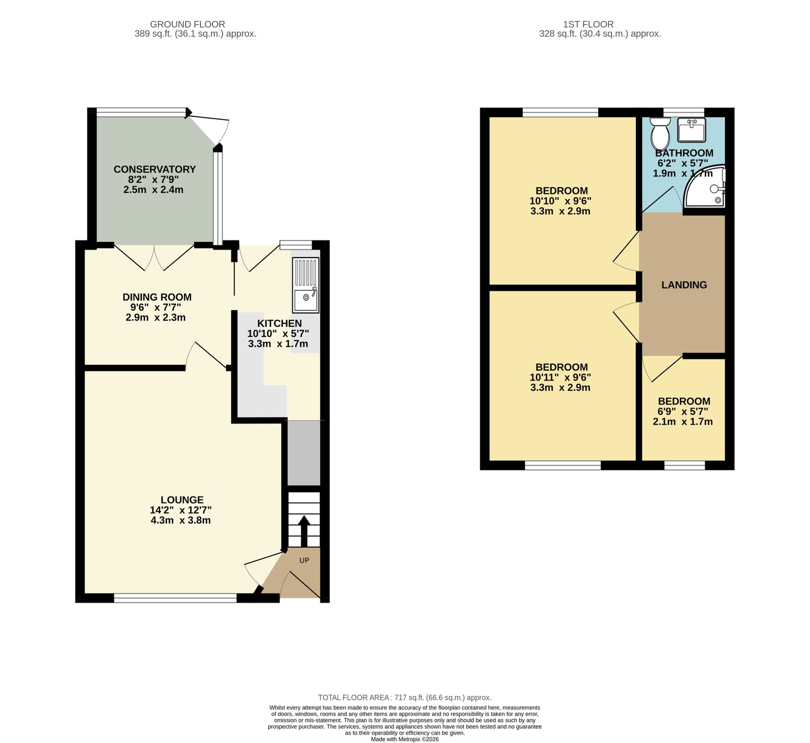 Grasmere Avenue, Stockport floorplan