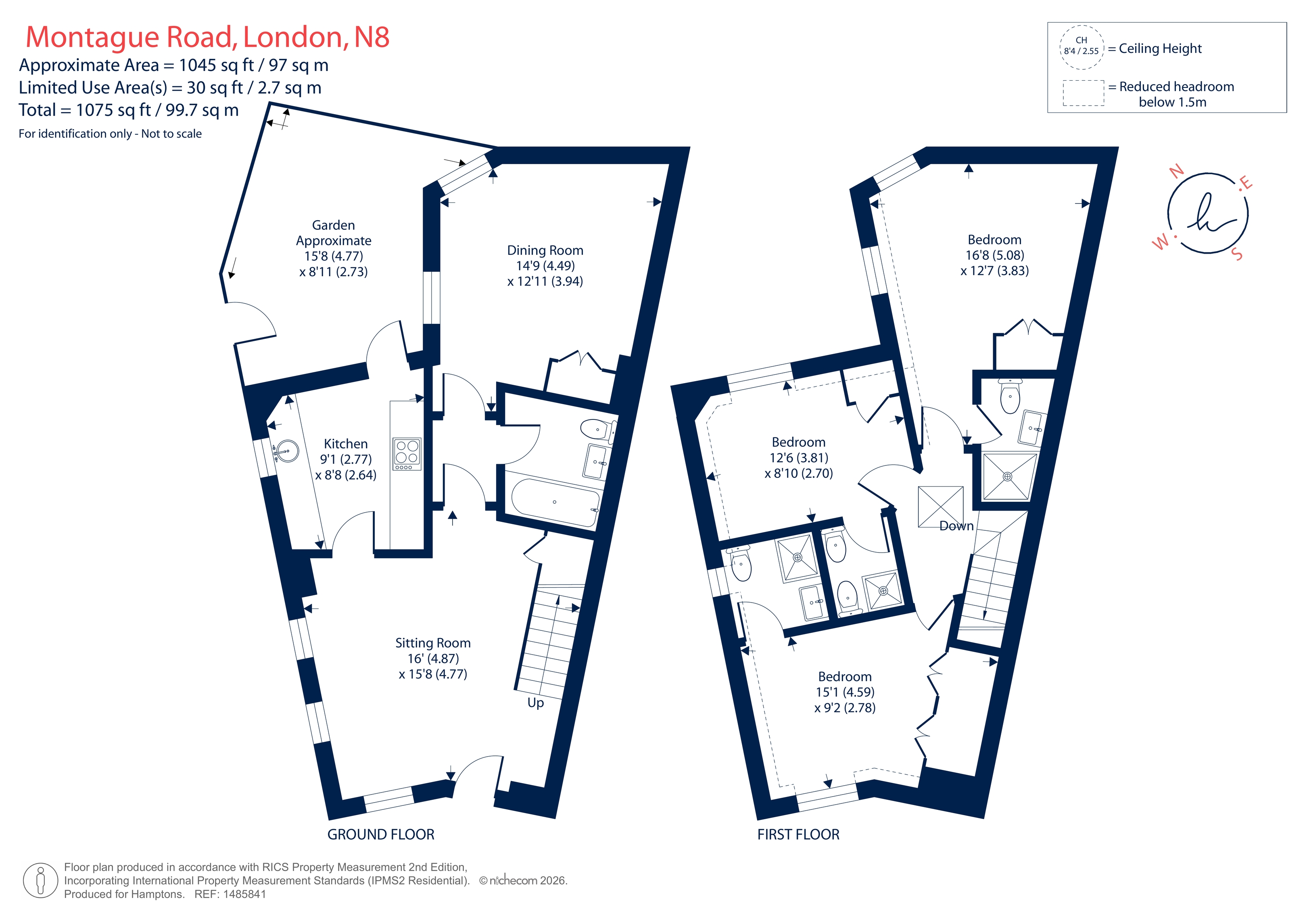 Mews House, 2c, Montague Road, London floorplan