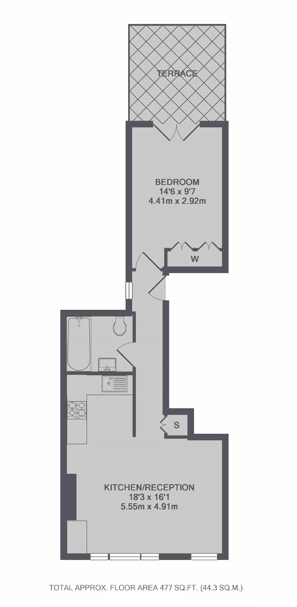 Summerley Street, London floorplan