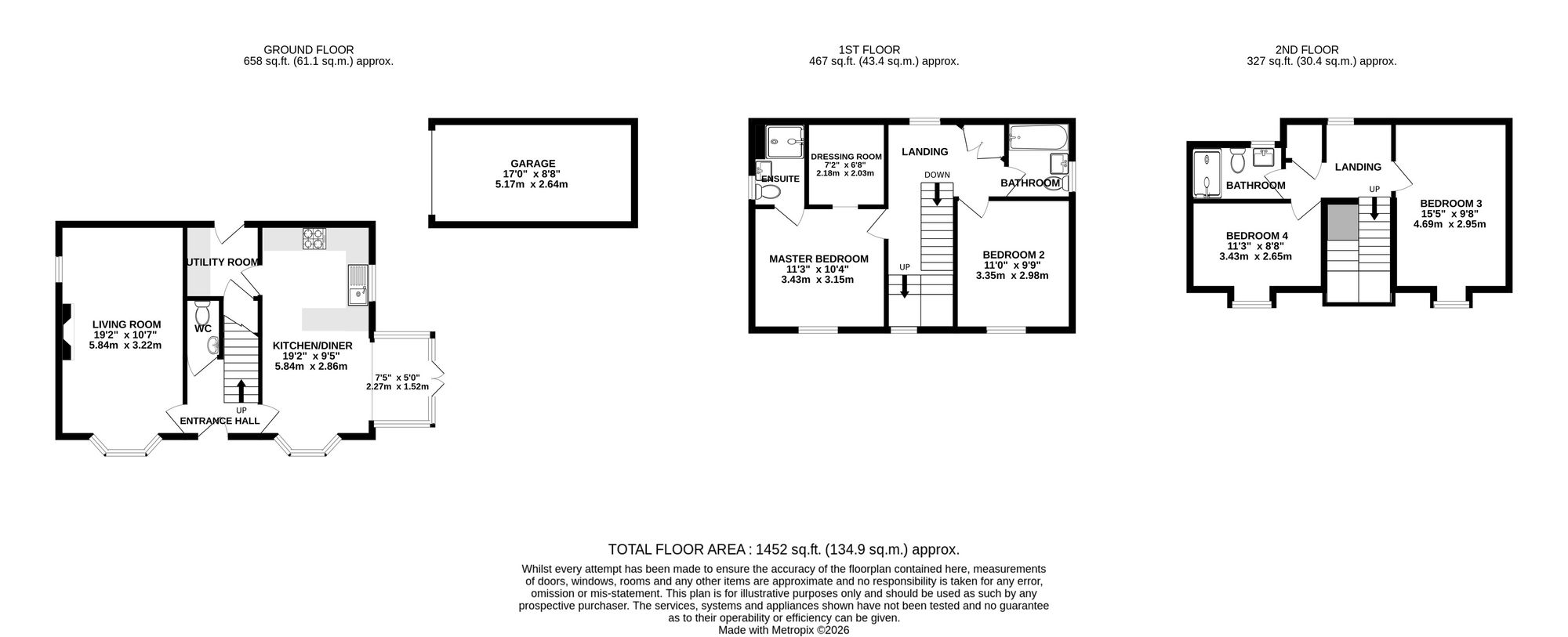 1 Cheshire Crescent, Stoke-On-Trent floorplan