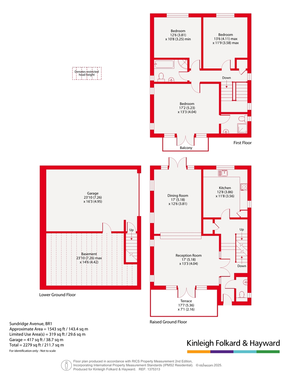 Sundridge Avenue, Kent floorplan