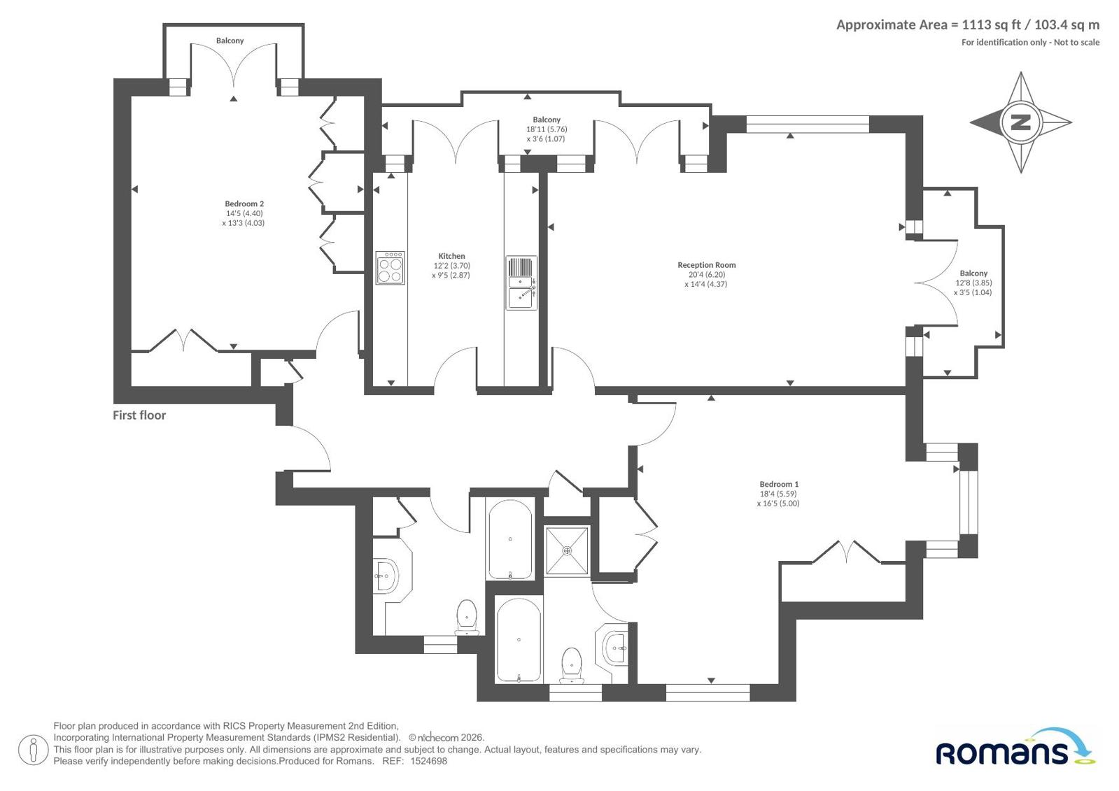 Flat 4, Lysander Mead,, Derek Road, Berkshire floorplan