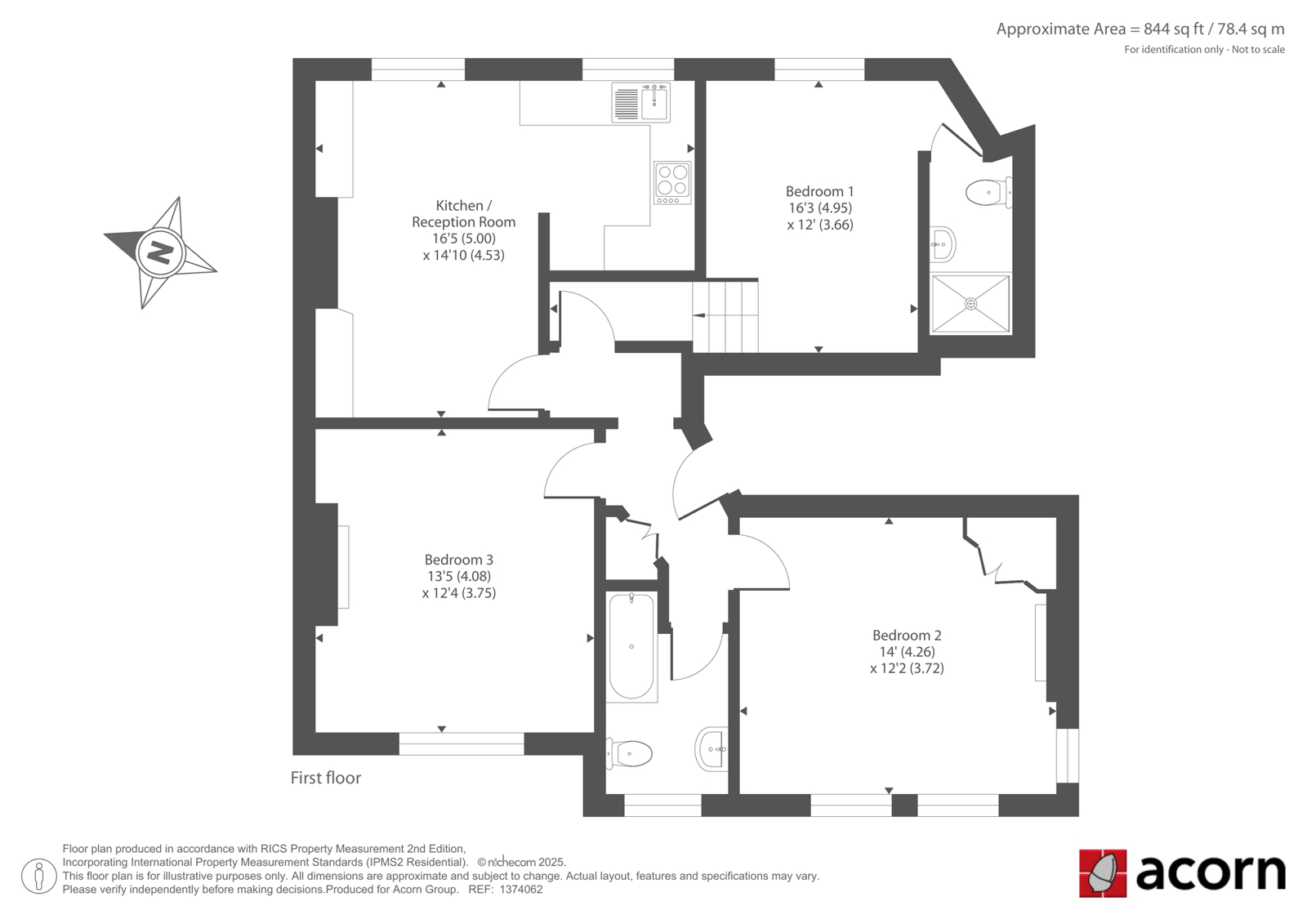 Flat 2, 159, Lewisham Road, London floorplan