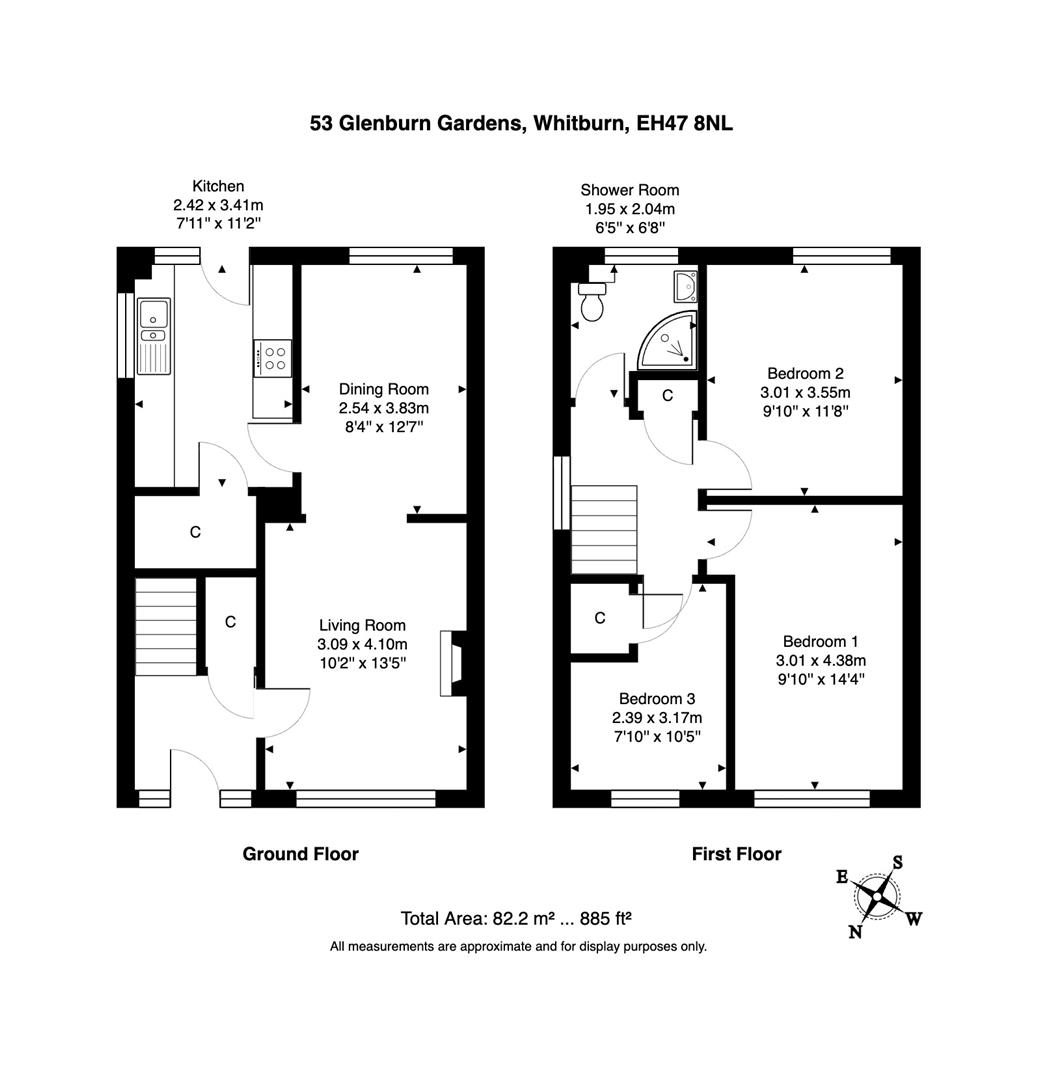 53, Glenburn Gardens, Whitburn floorplan