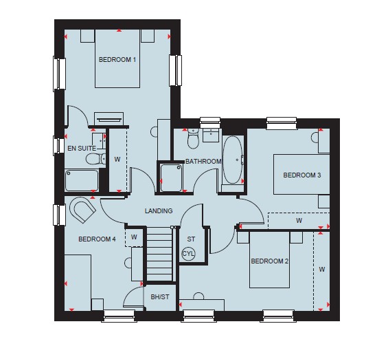 H828590, Tye Lane, Walberton, Arundel floorplan