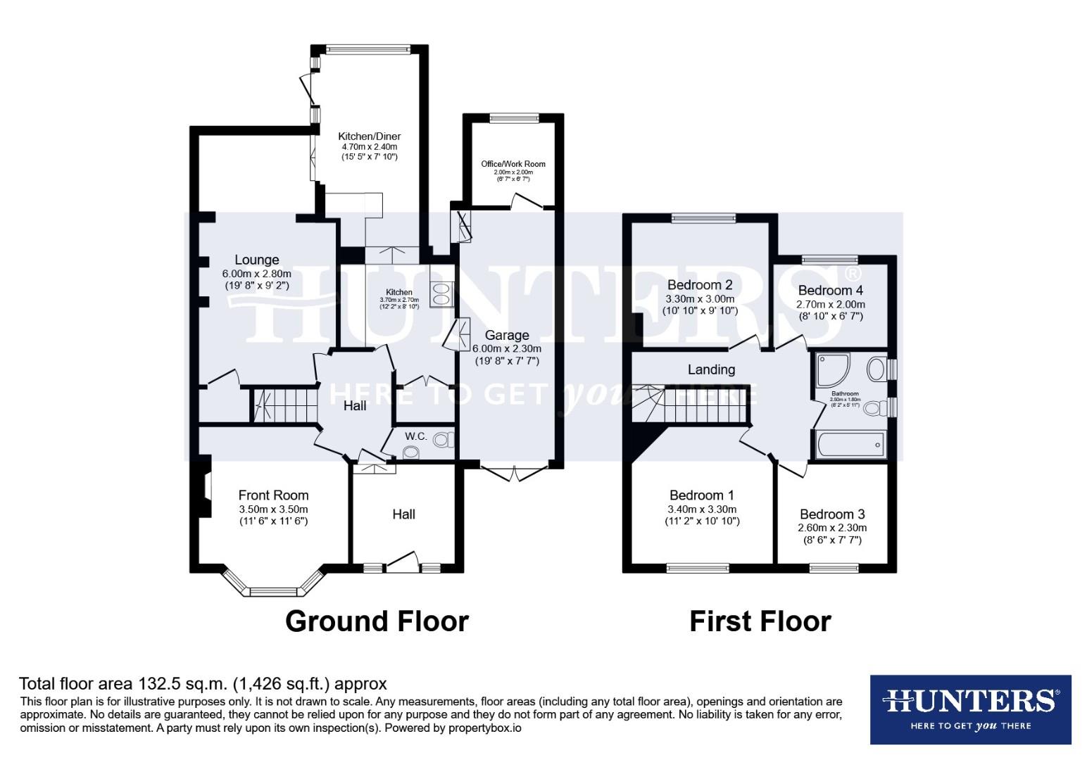 63, Kingsley Road, Harrogate floorplan