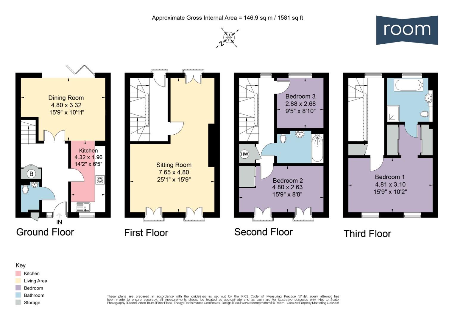 1, Percy Terrace, Bath floorplan