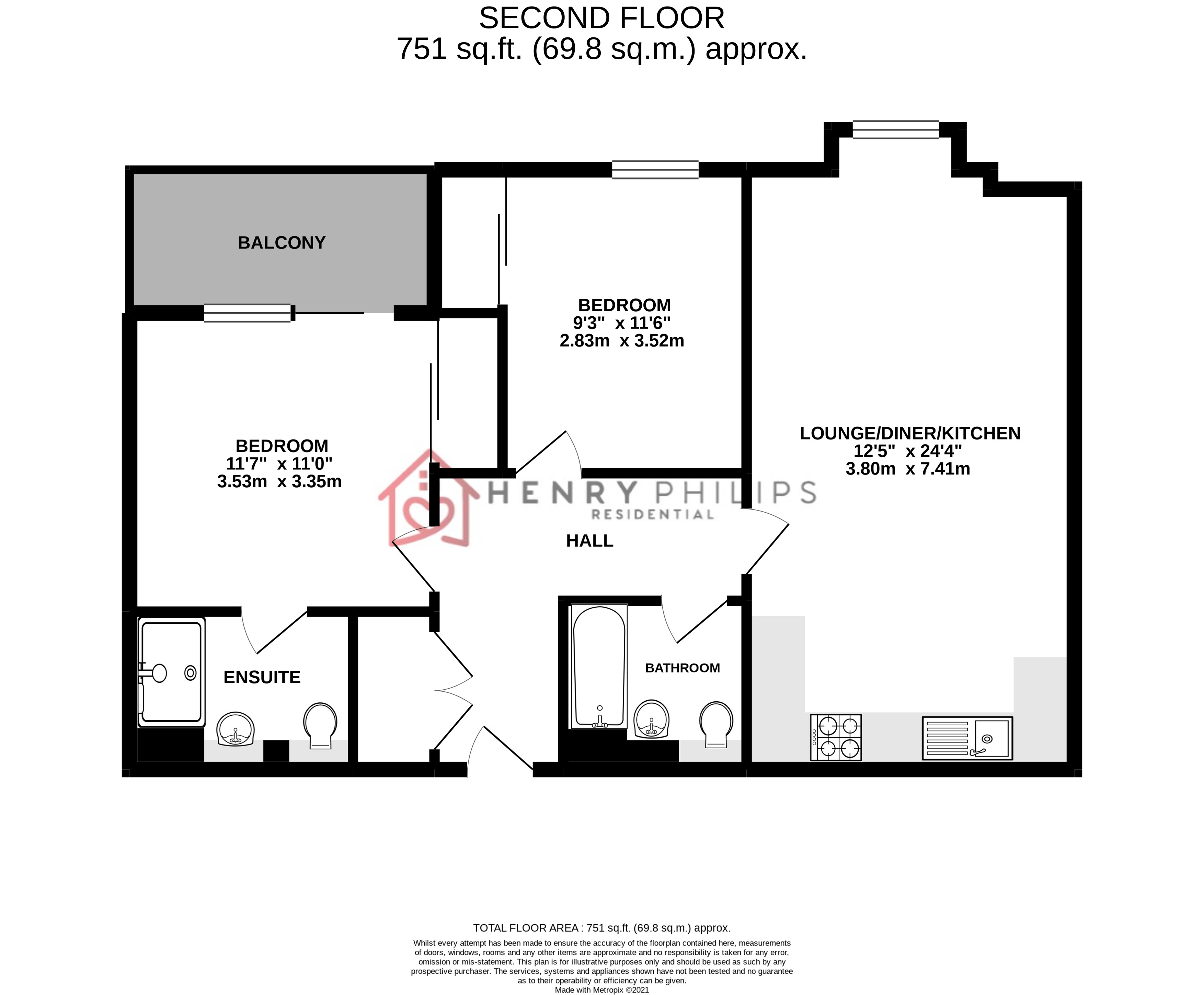Belgravia Mansions, Frimley Road, Camberley GU15, 2 bedroom flat for