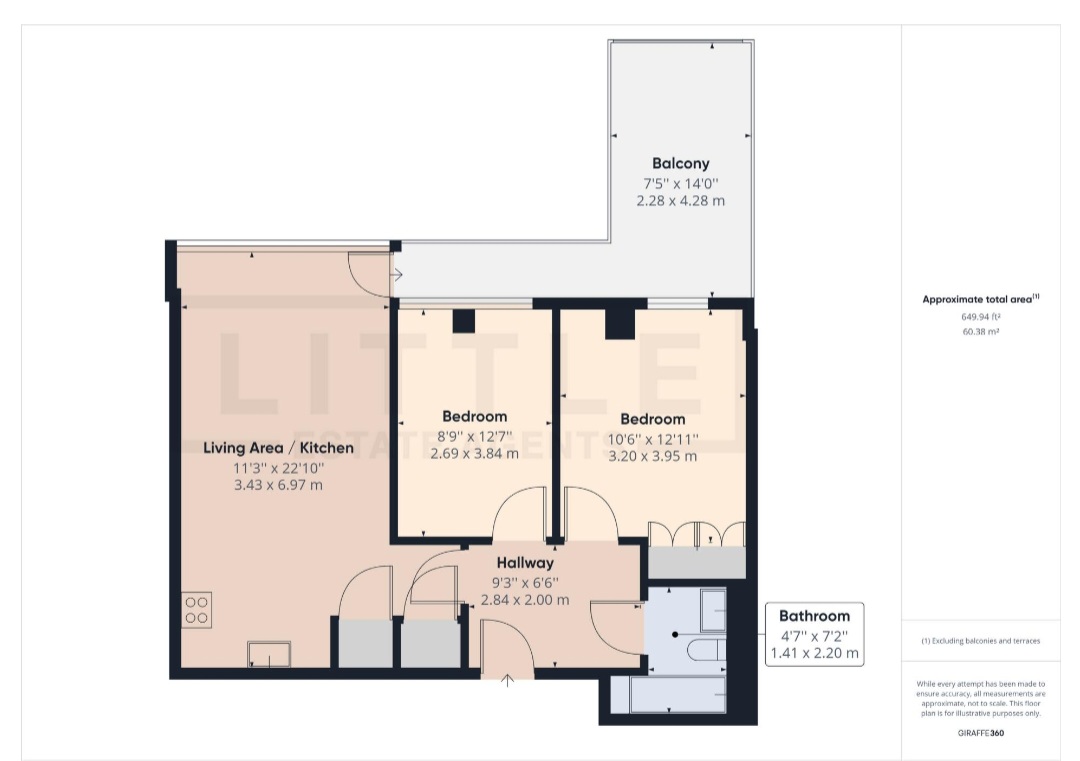 Apartment 41 26, Pall Mall, Liverpool floorplan