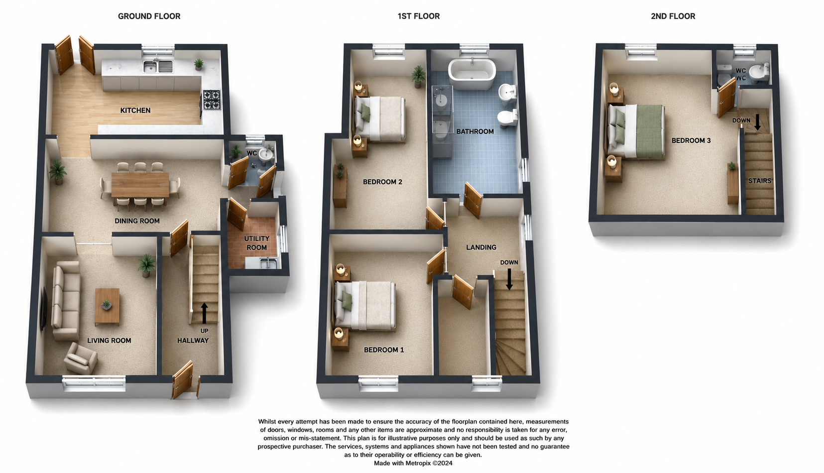 9, Ruskin Close, Rotherham floorplan