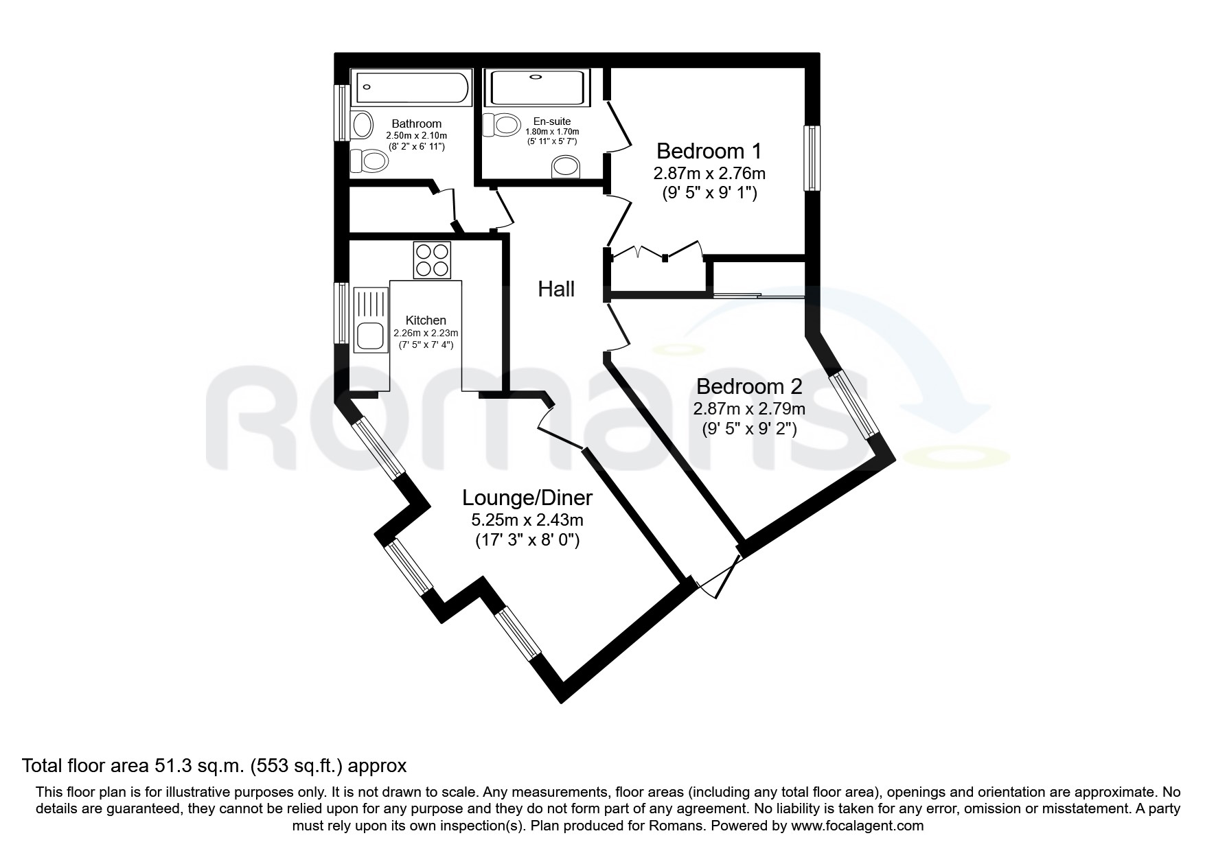 Woodland Walk, Aldershot GU12, 2 bedroom flat to rent 62253318