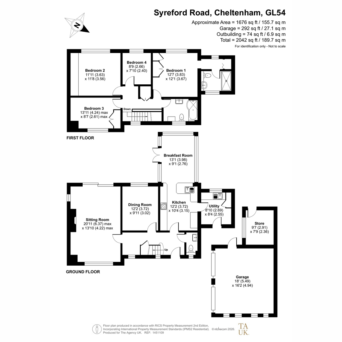 Foxgrove, Syreford Road, Cheltenham floorplan