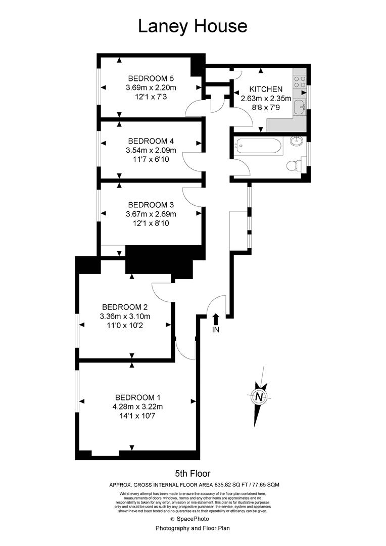 Flat 28, Laney House, Portpool Lane, London floorplan