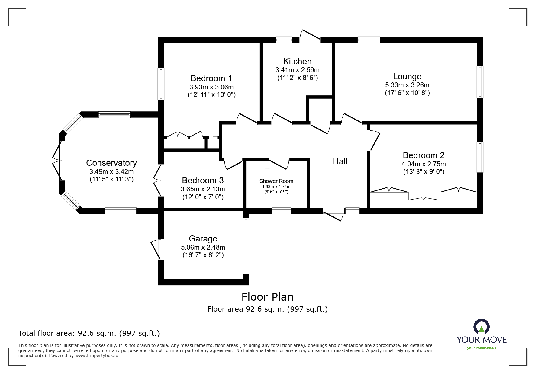 43, Fiskerton Way, Derby floorplan