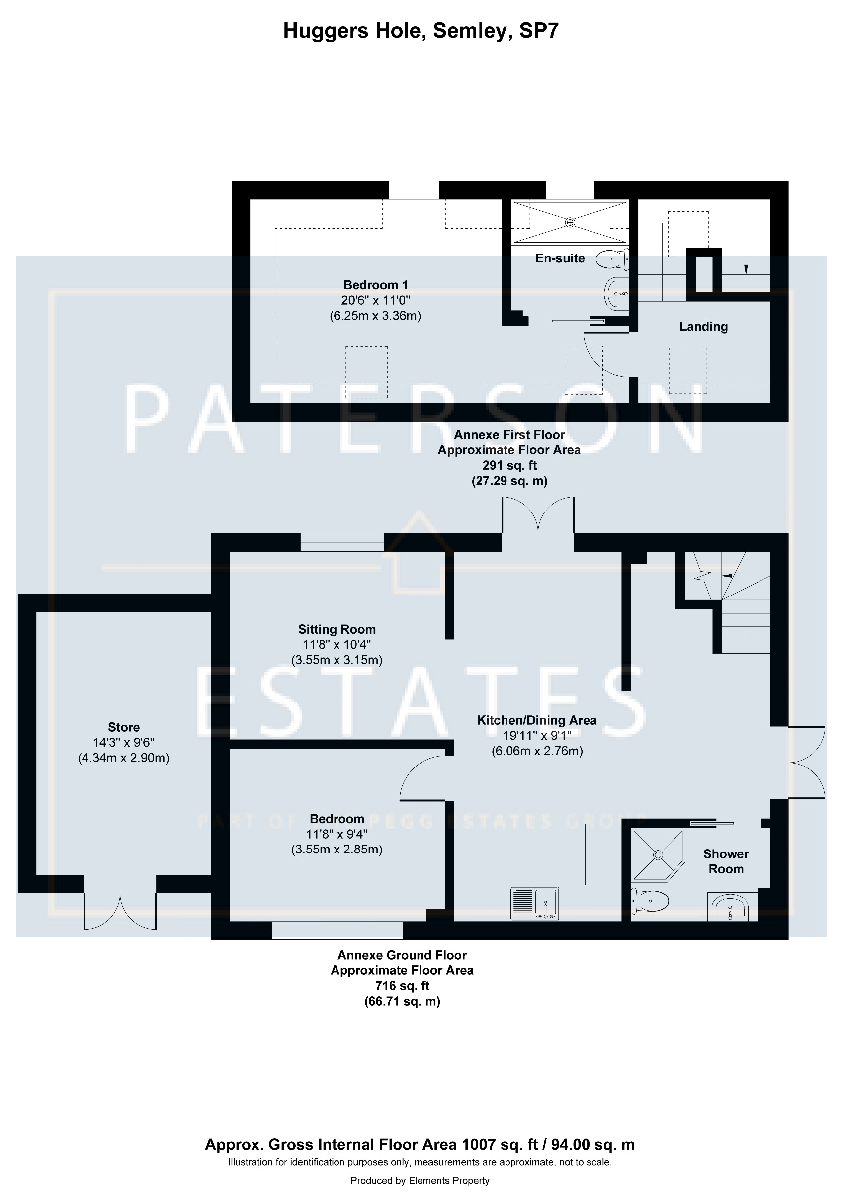 Laurel Cottage, Langlands, Hugglers Hole, Shaftesbury floorplan