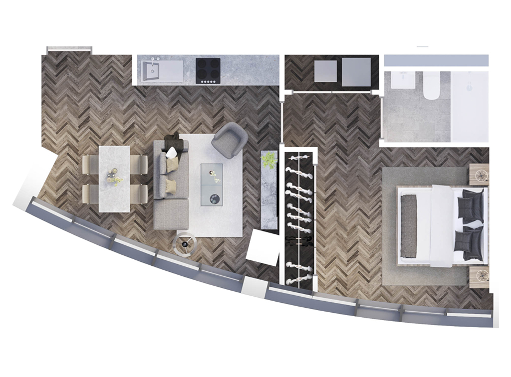 One Park Lane, One Park Lane, Liverpool City Centre, Liverpool floorplan