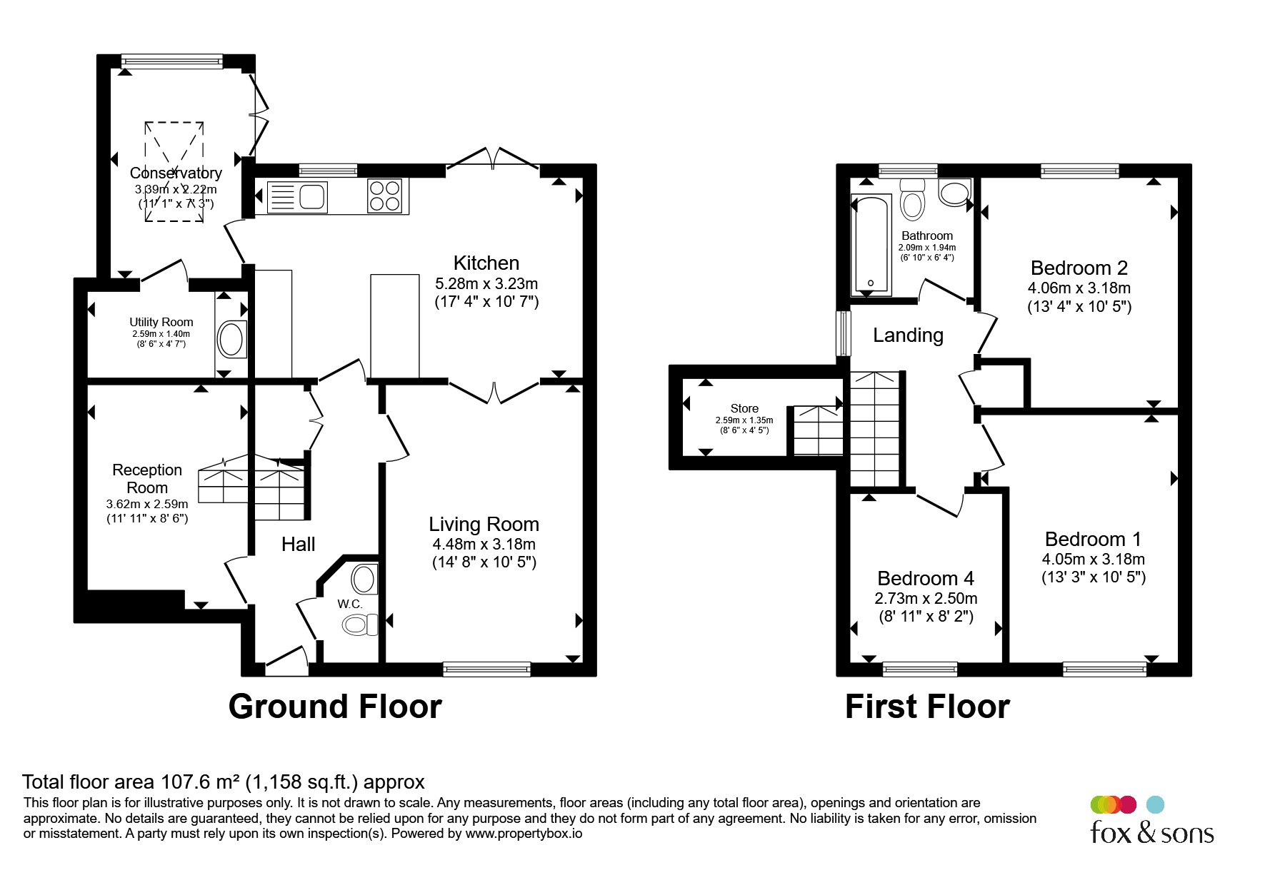 4, The Martlets, Lewes floorplan