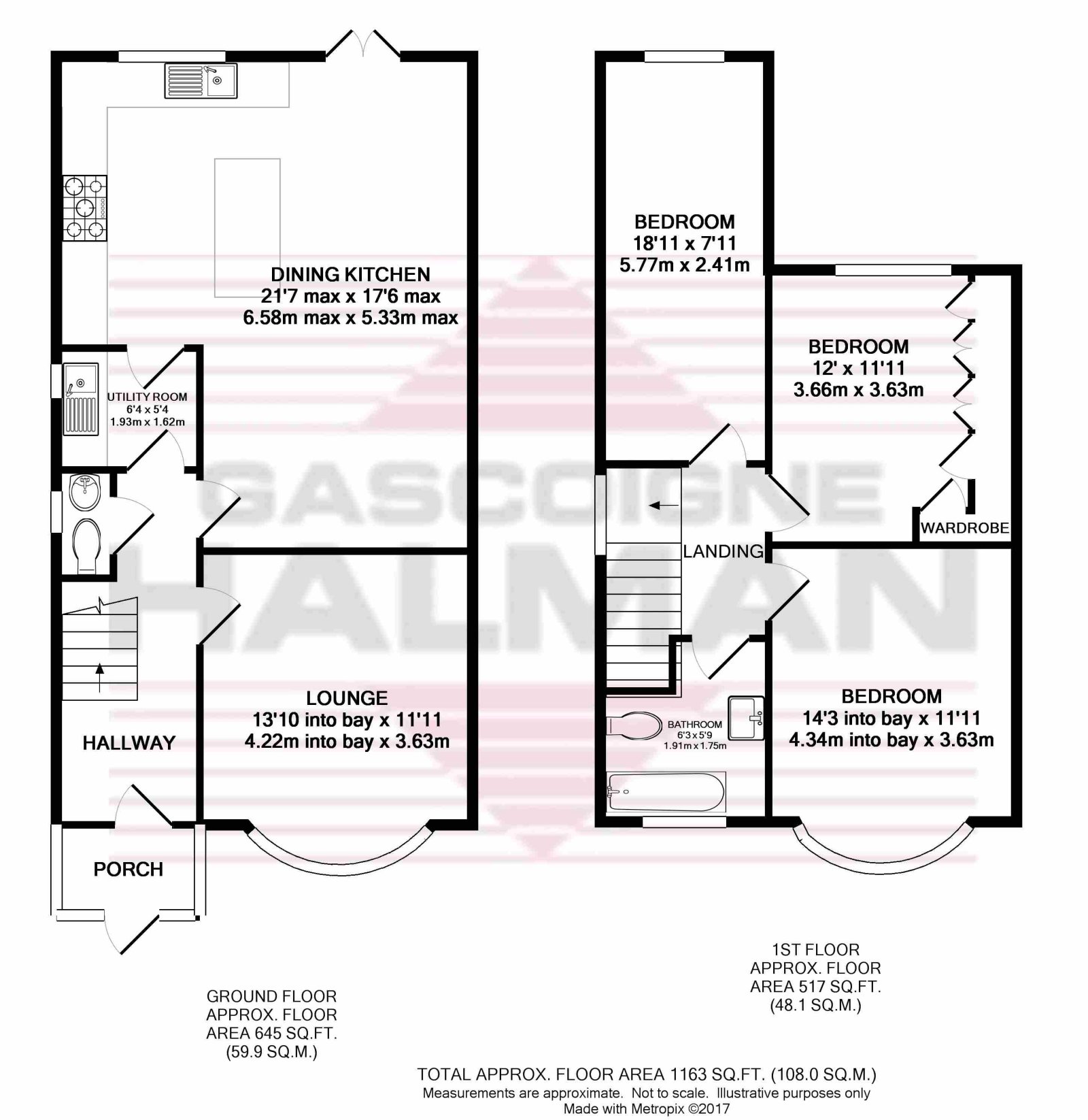 17, Ashdene Road, Withington floorplan