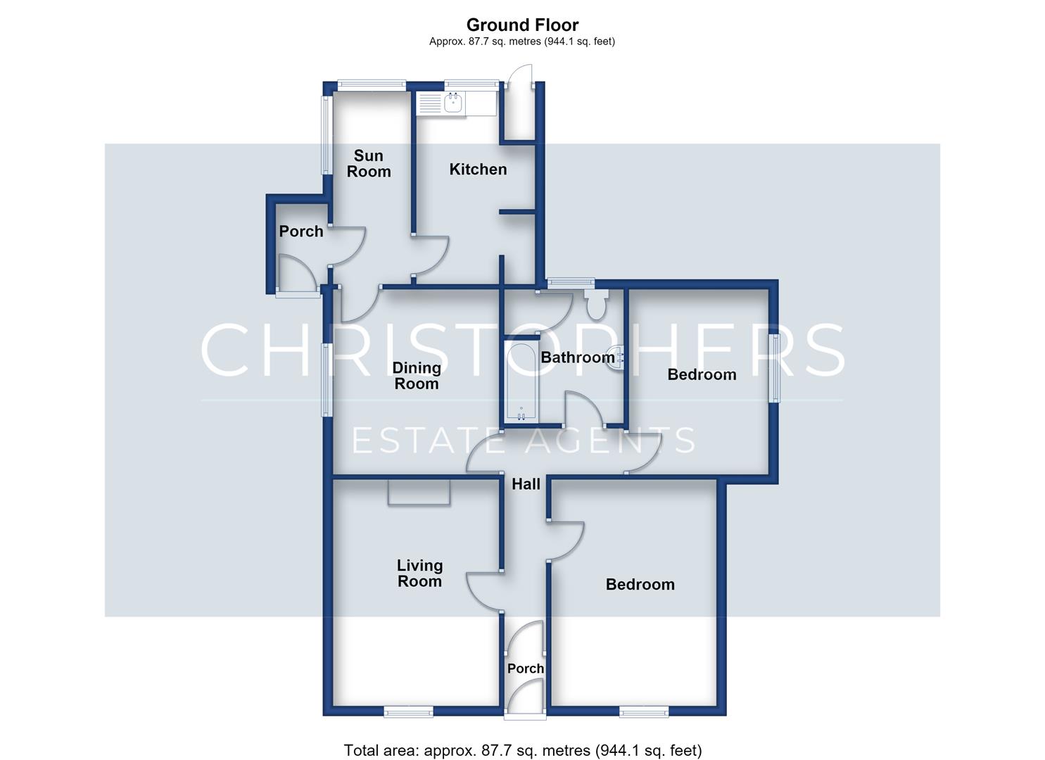 Brean - Down, Main Road, Ashton, Breage floorplan