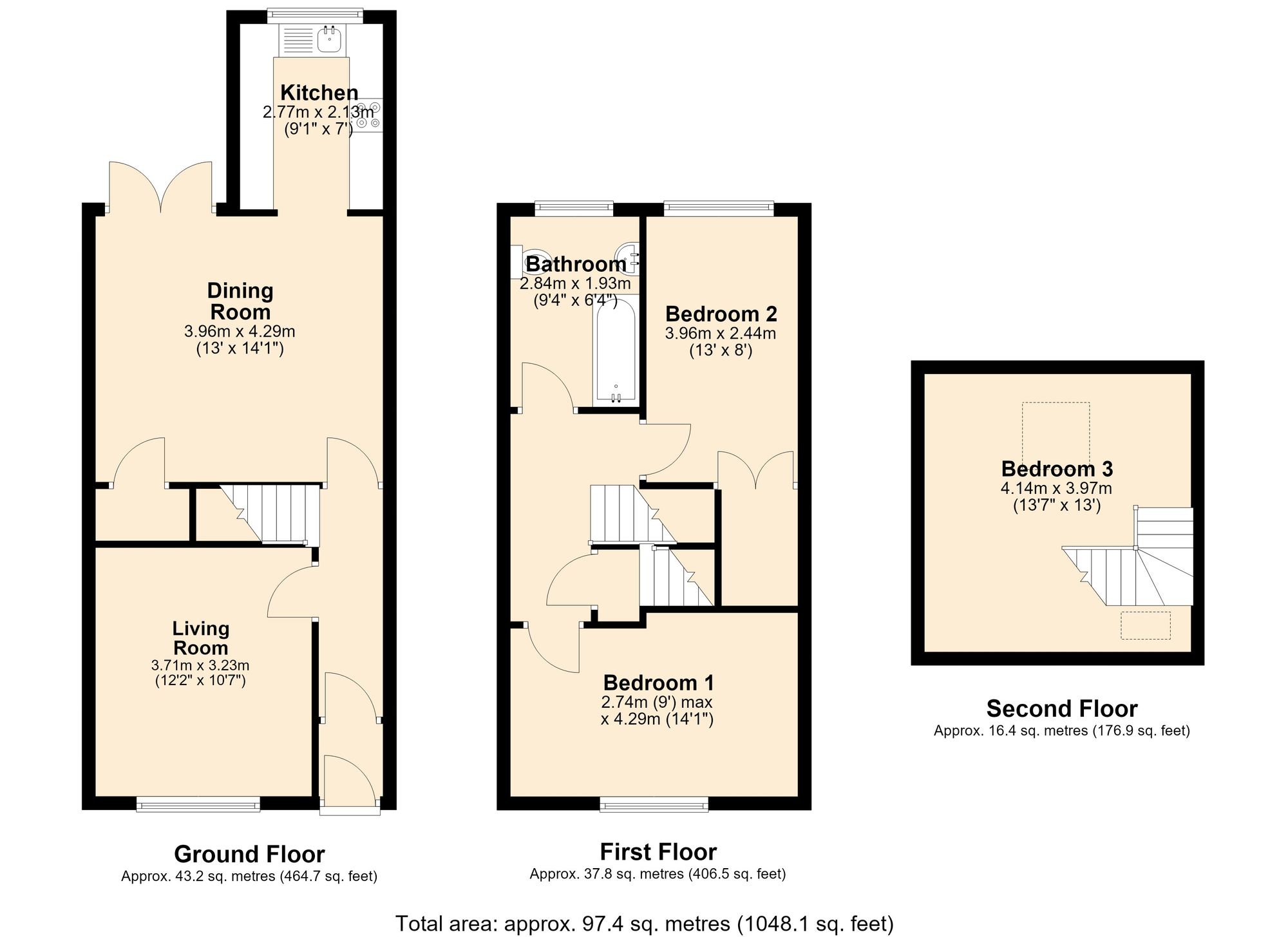 40 Elmfield Street, Accrington floorplan