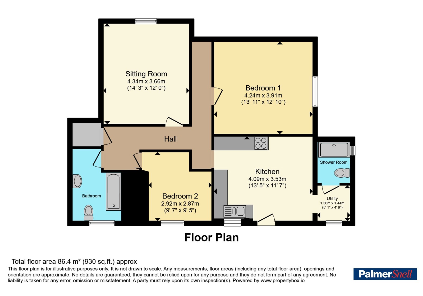1, Rutters Lane, Somerset floorplan