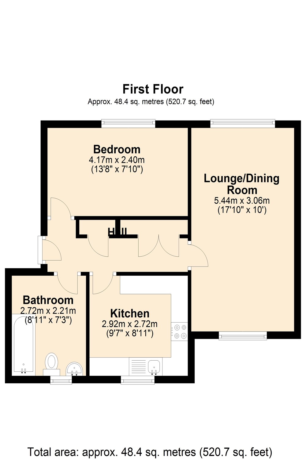 27 Felixstowe Court, North Woolwich, London floorplan
