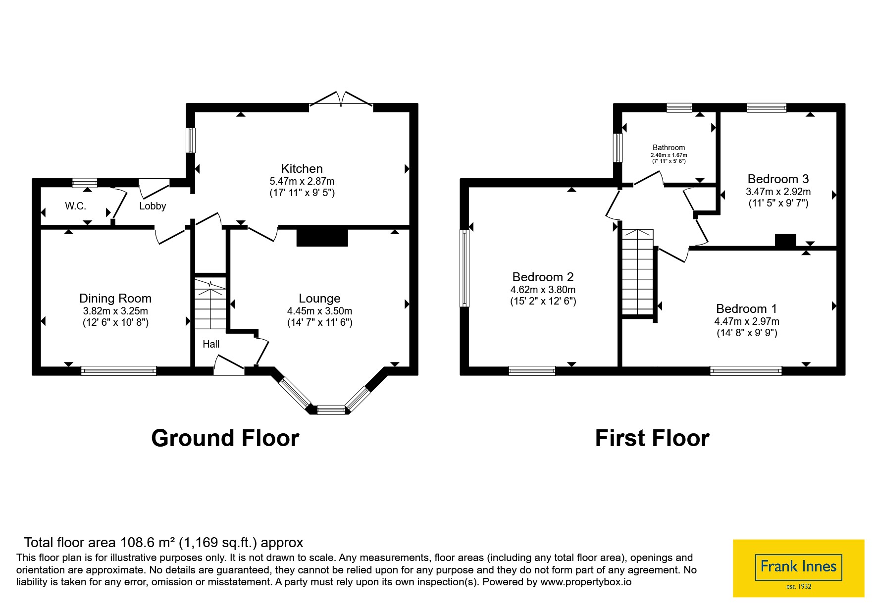 52, Birdcage Walk, Derbyshire floorplan