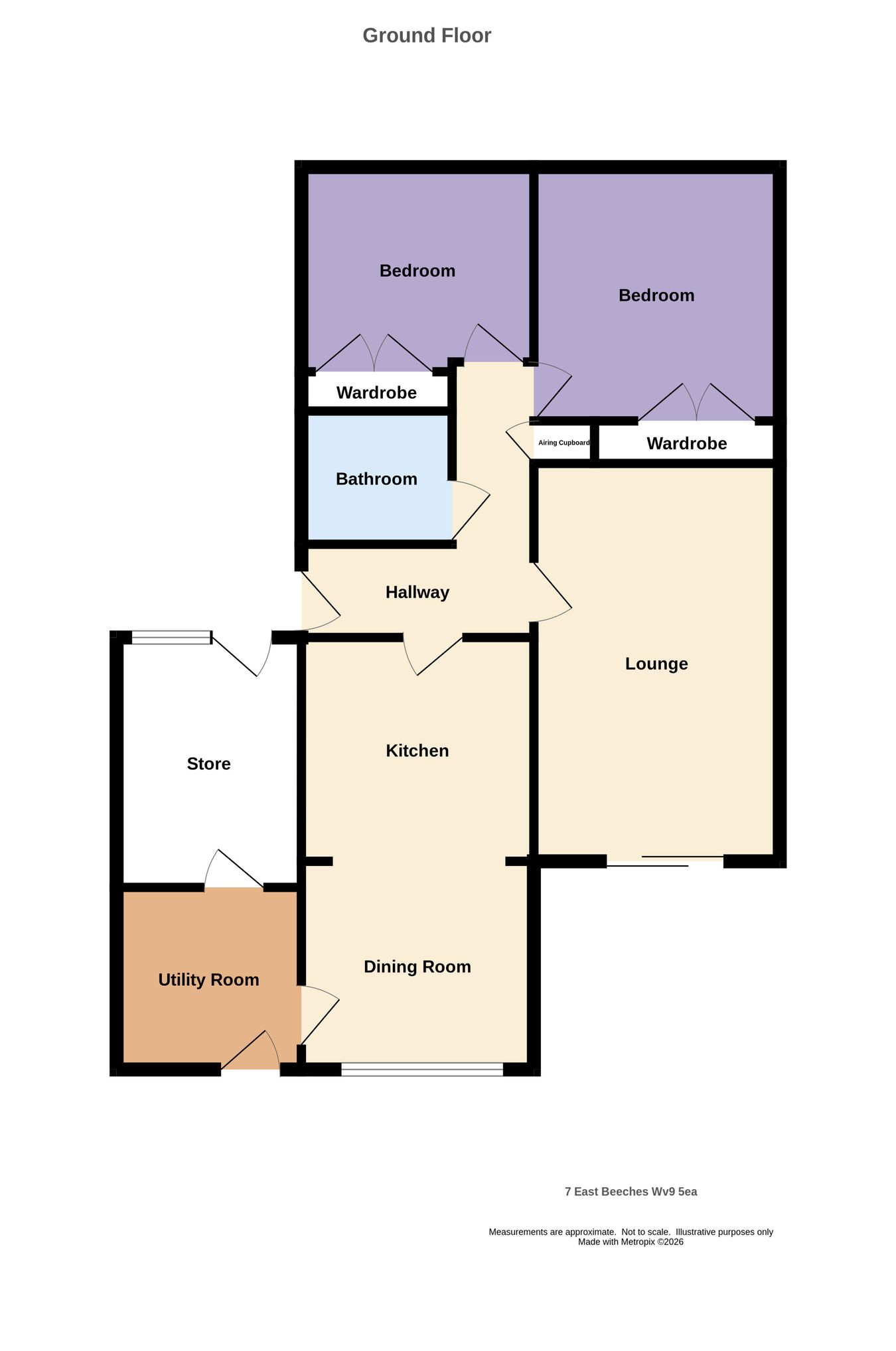 7, East Beeches, Wolverhampton floorplan