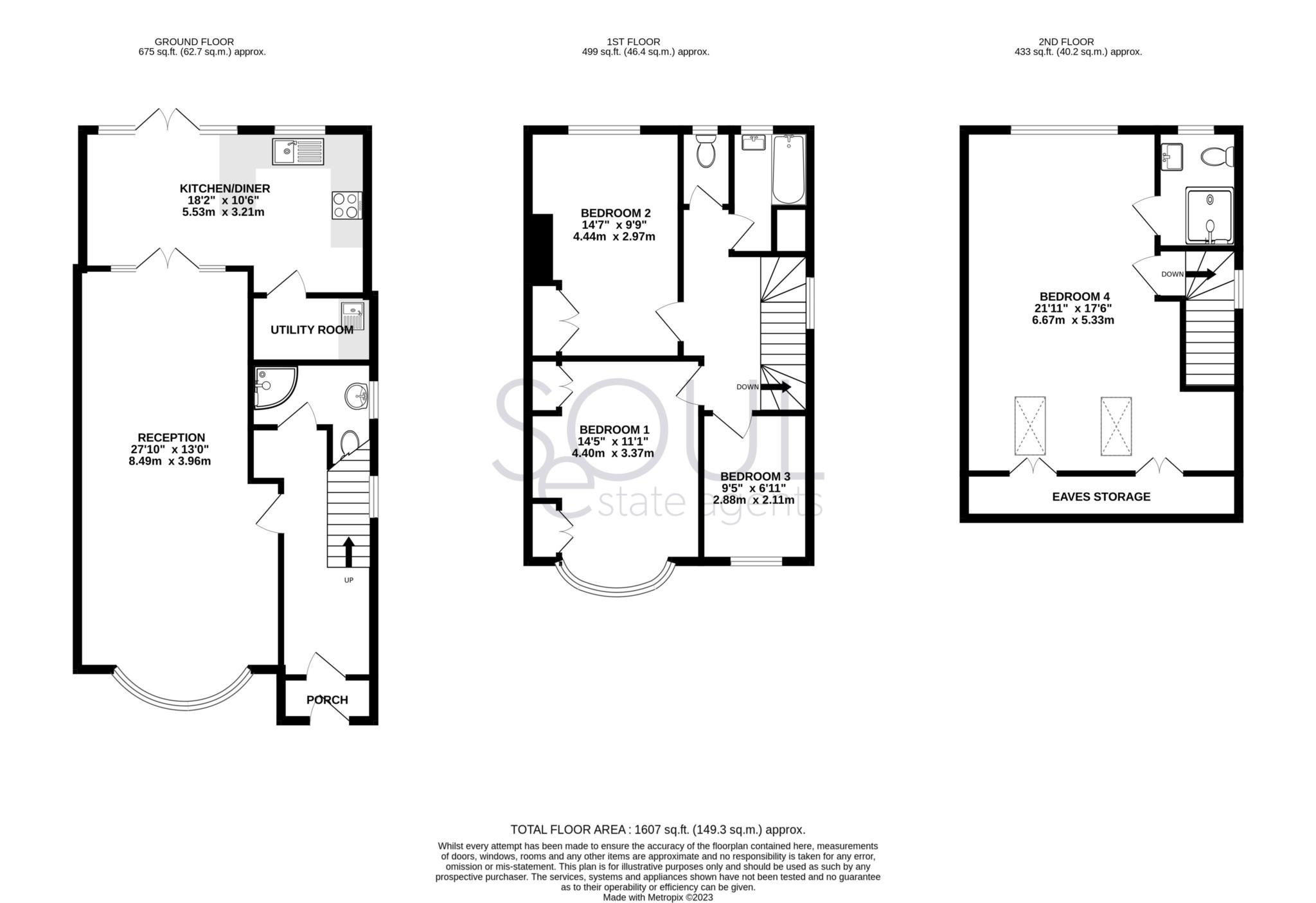 41, Lynwood Drive, Worcester Park floorplan