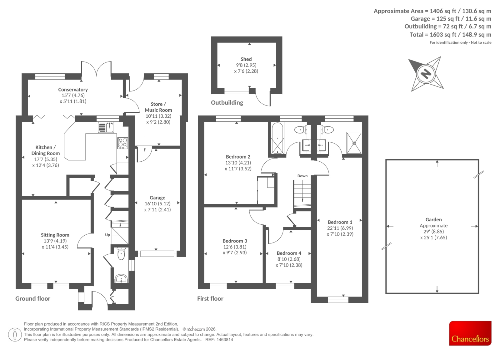 5, Church Street, Watlington floorplan