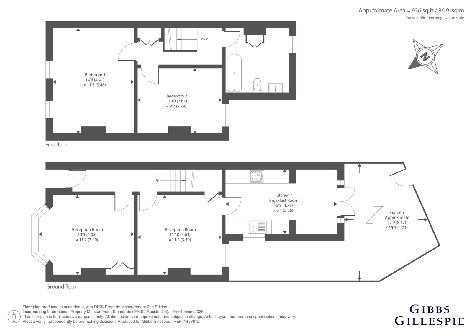 5, Victoria Road, Uxbridge floorplan