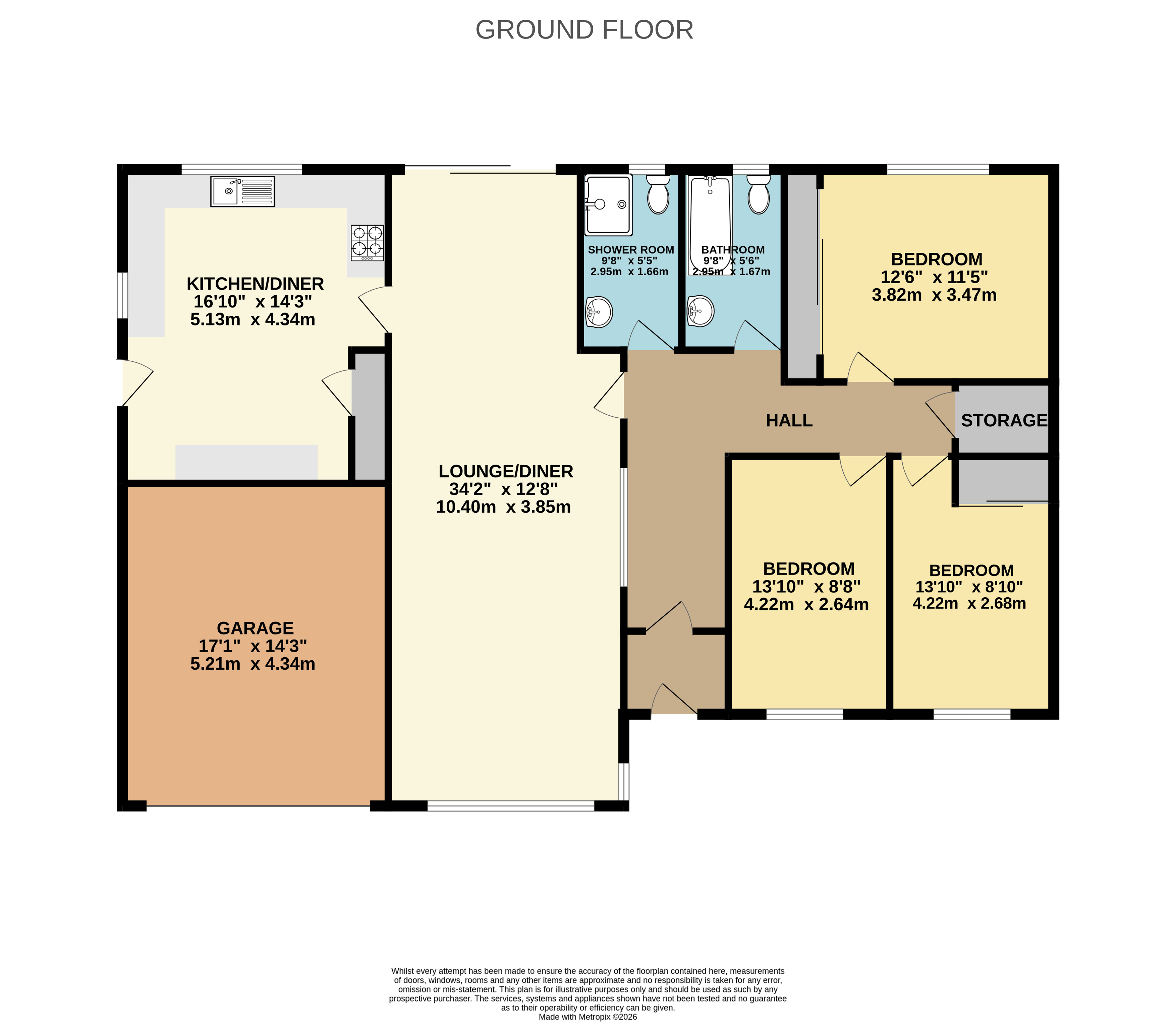 2, Dunterlie Court, Glasgow floorplan