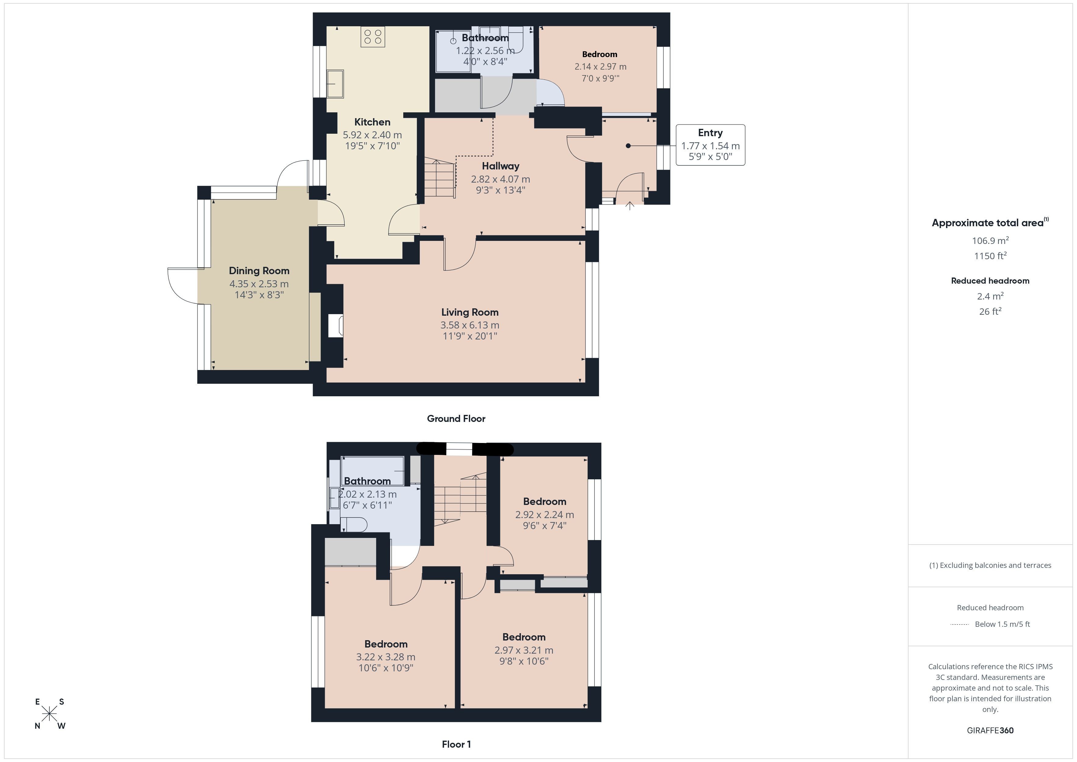 55, George Green Road, Buckinghamshire floorplan